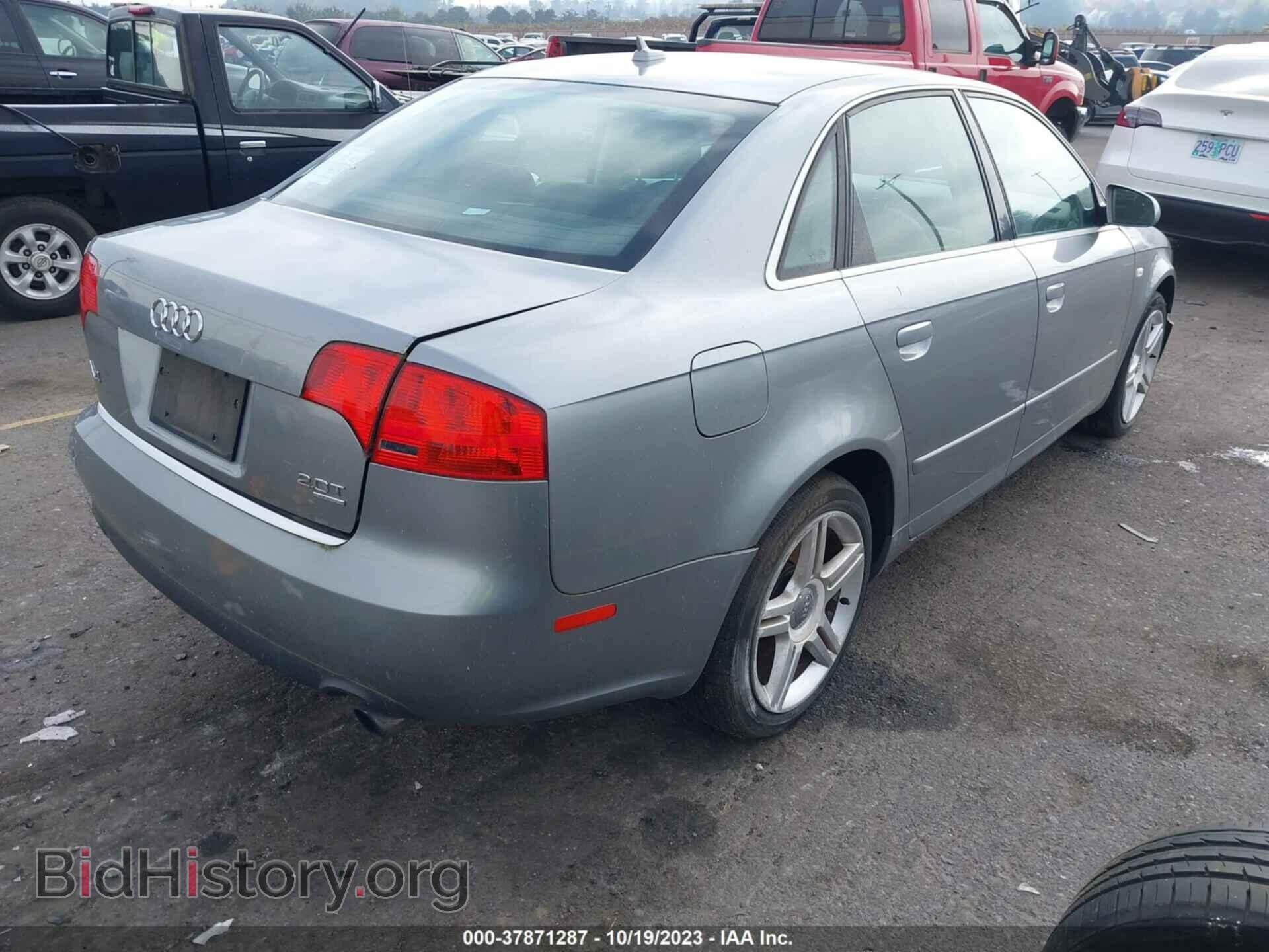 2007 AUDI A4 - VIN: WAUDF78E77A177932 - Фото 4
