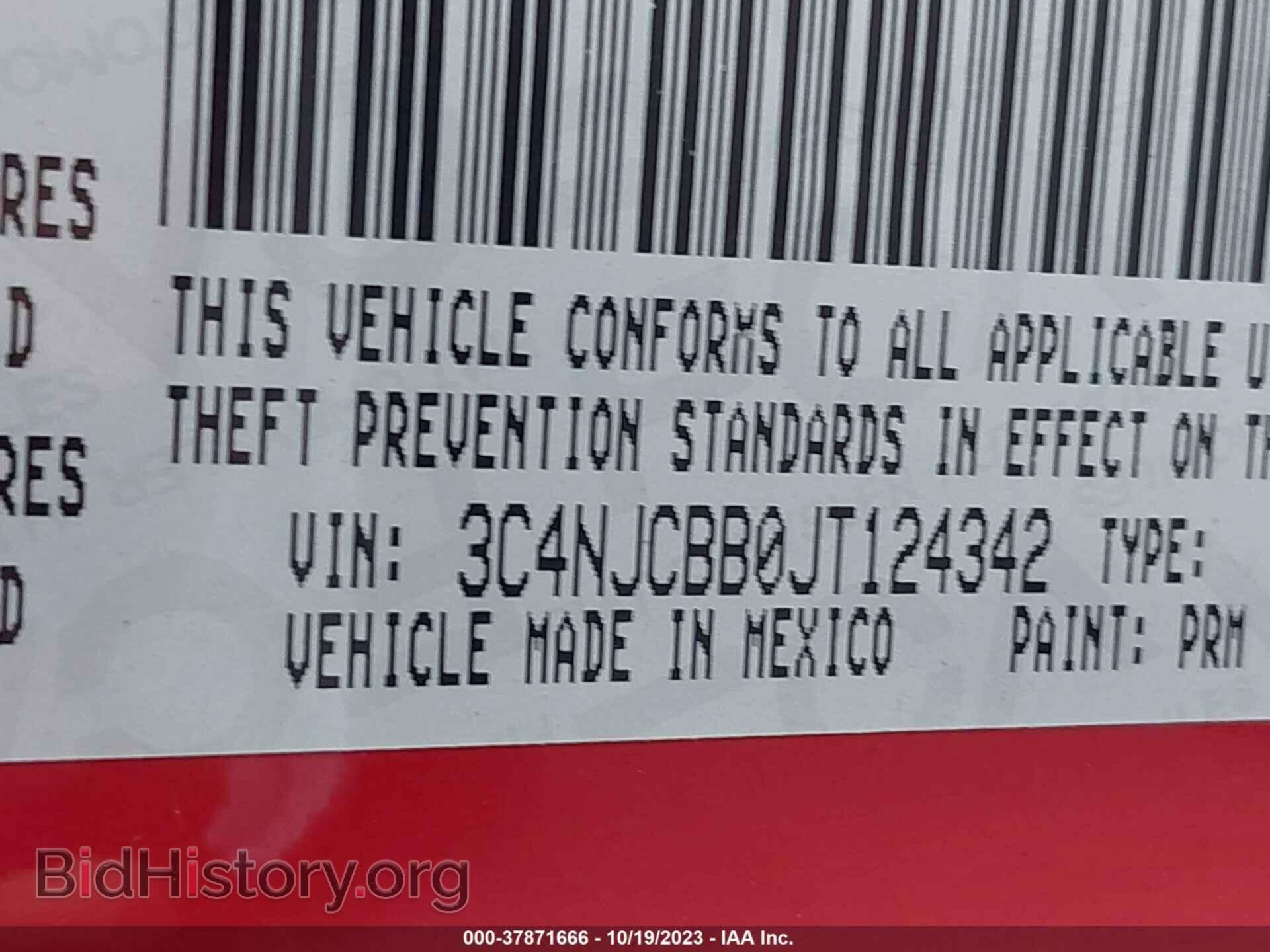 2018 JEEP COMPASS - VIN: 3C4NJCBB0JT124342 - Фото 9