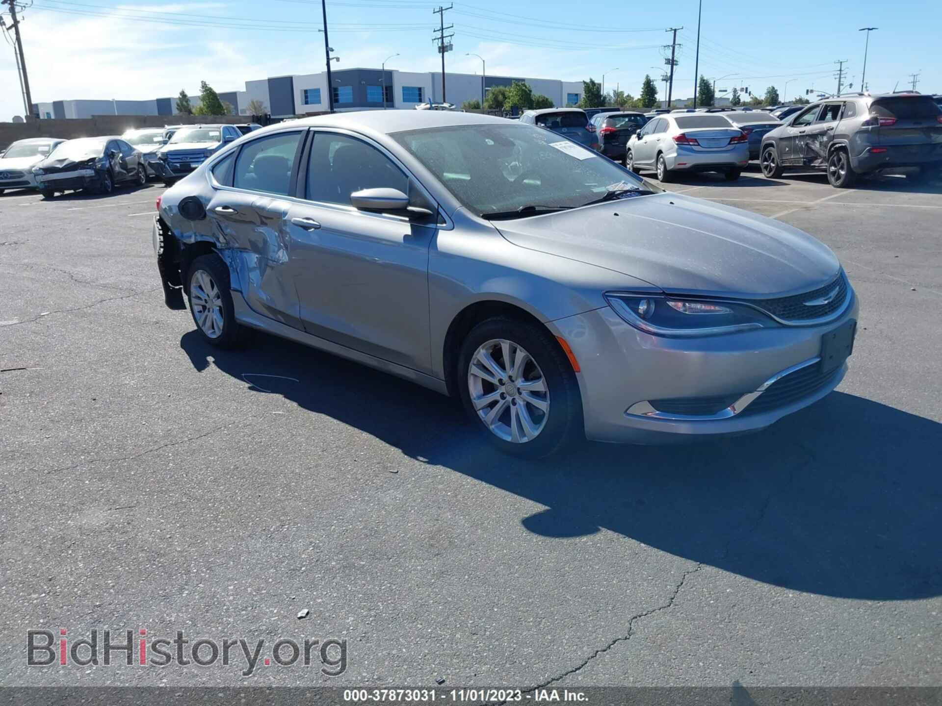 Фотография 1C3CCCAB5GN136602 - CHRYSLER 200 2016