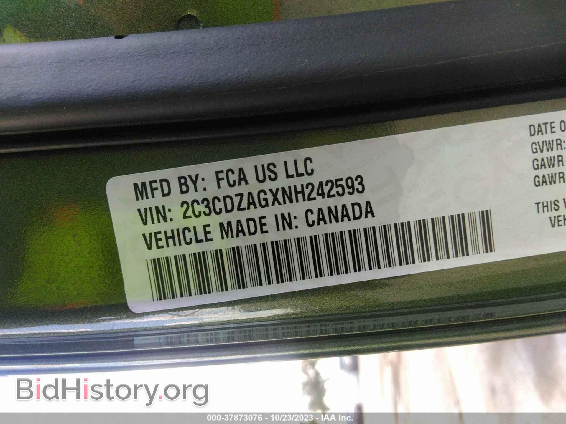 2022 DODGE CHALLENGER - VIN: 2C3CDZAGXNH242593 - Photo 9