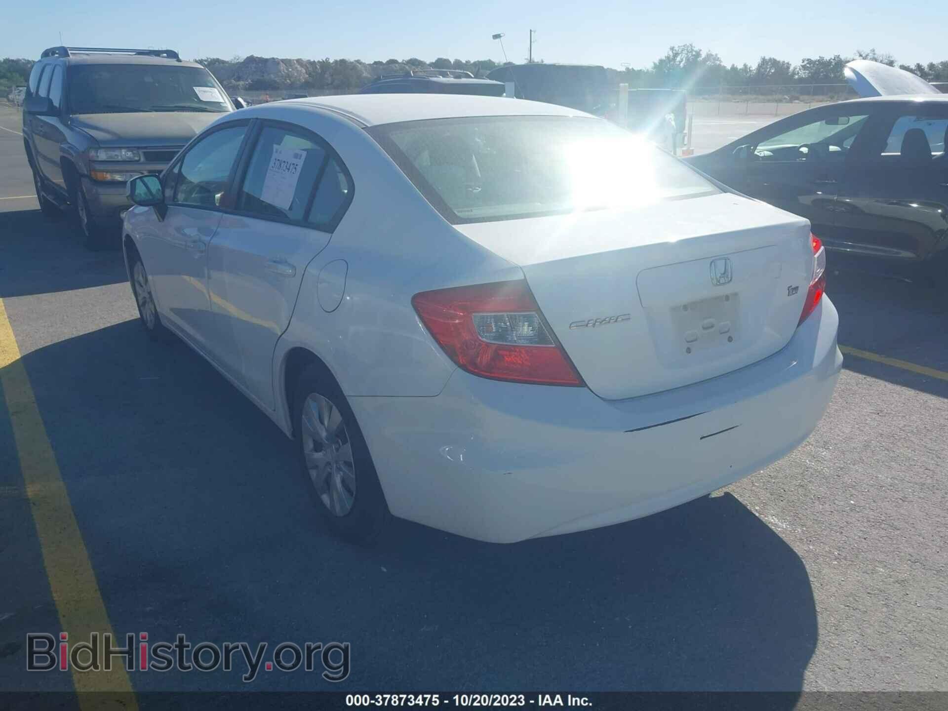 2012 HONDA CIVIC - VIN: 2HGFB2F51CH323574 - Фото 3