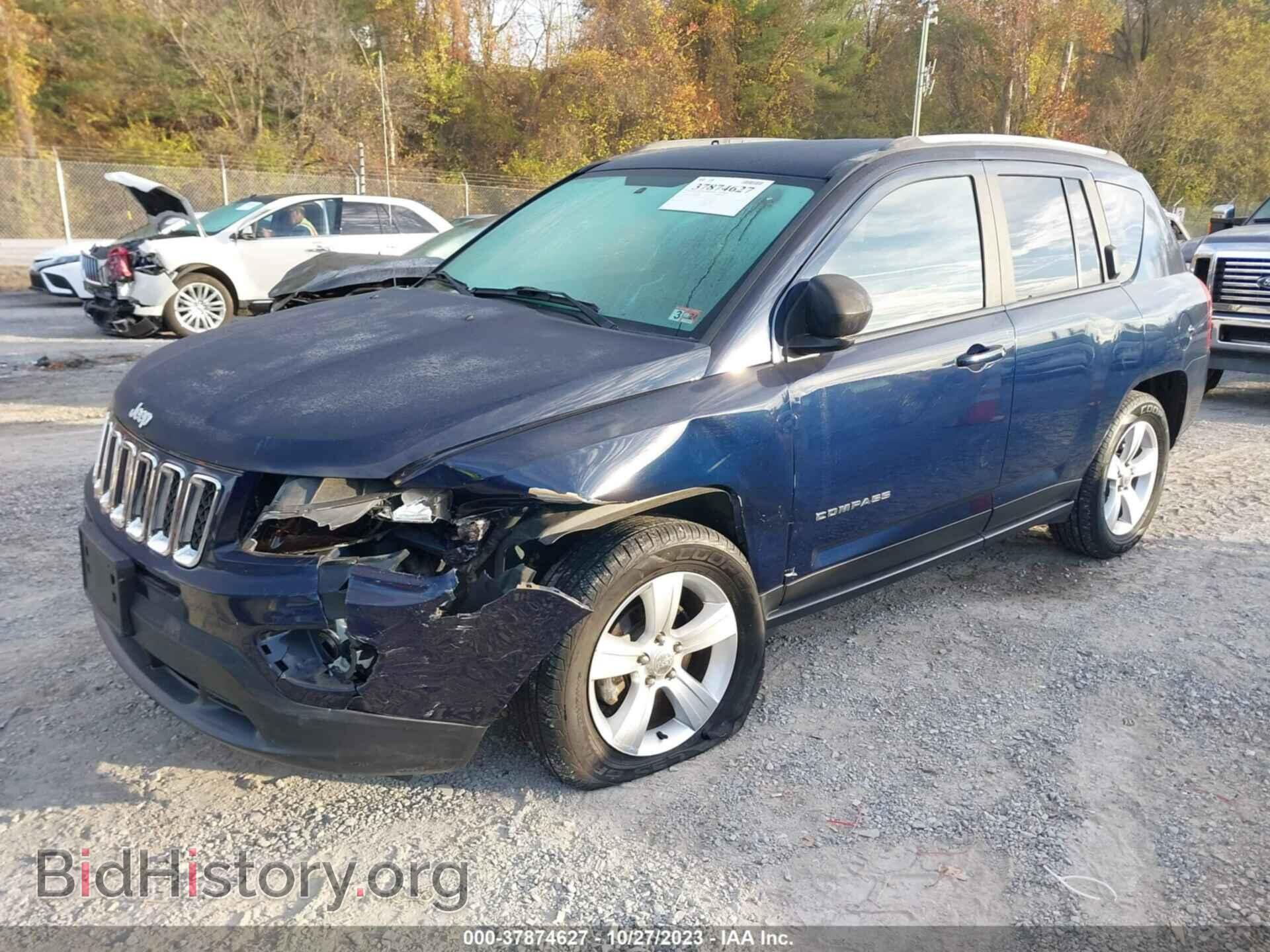 2016 JEEP COMPASS - VIN: 1C4NJDBB3GD608669 - Фото 2