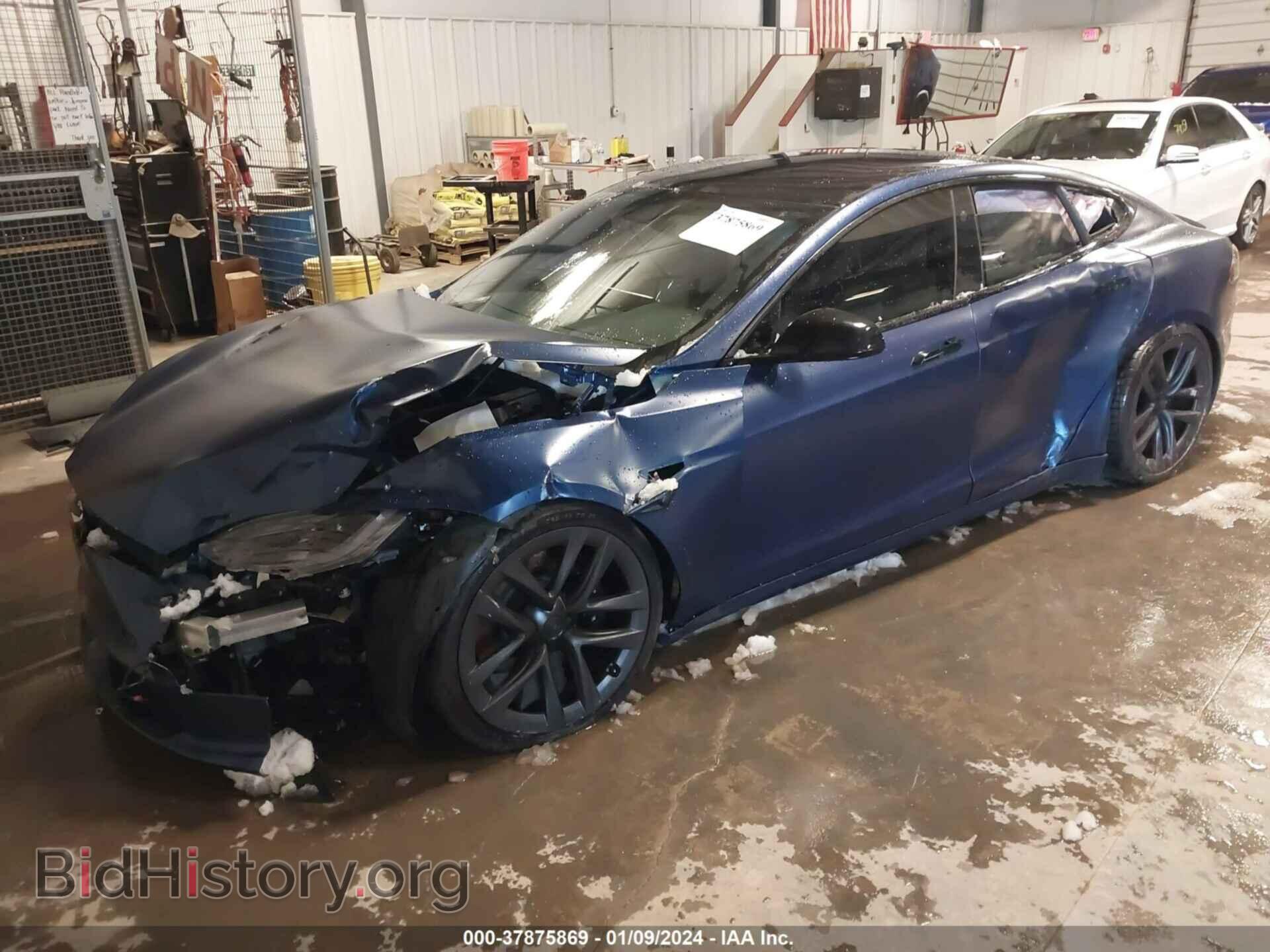 2021 TESLA MODEL S - VIN: 5YJSA1E69MF451220 - Фото 2