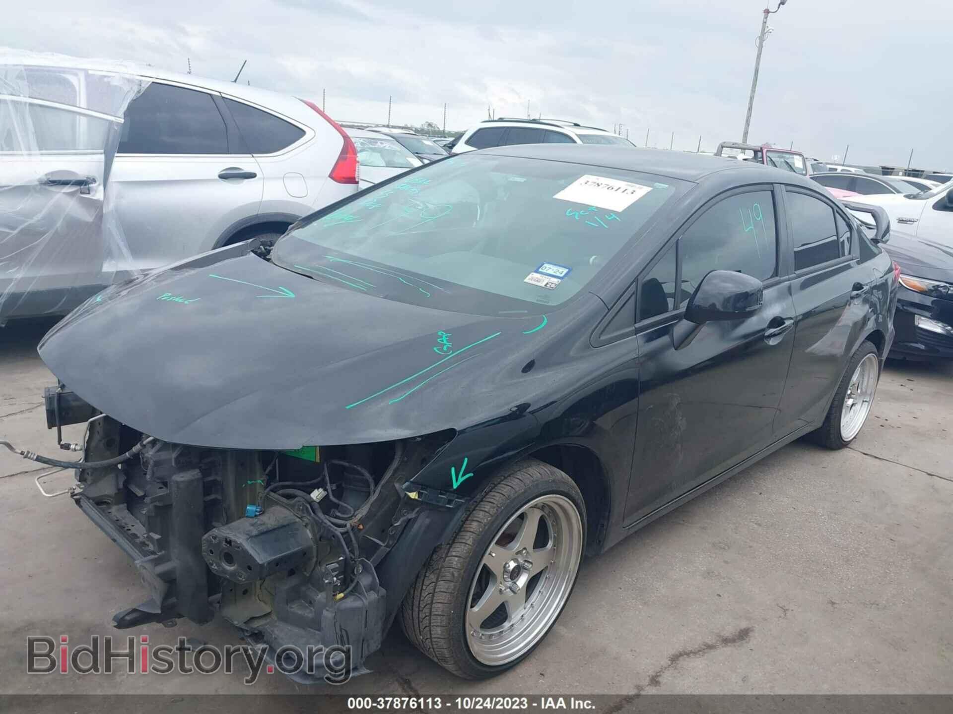 2012 HONDA CIVIC SDN - VIN: 2HGFB2F54CH595665 - Фото 2