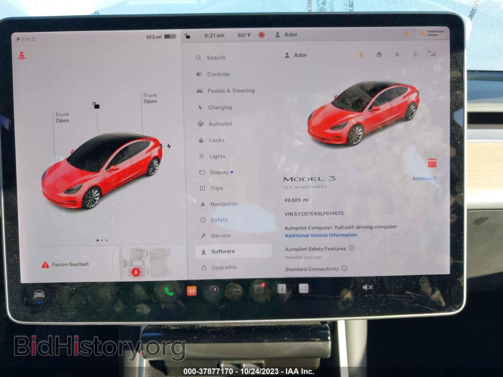 2020 TESLA MODEL 3 - VIN: 5YJ3E1EA9LF614573 - Photo 7