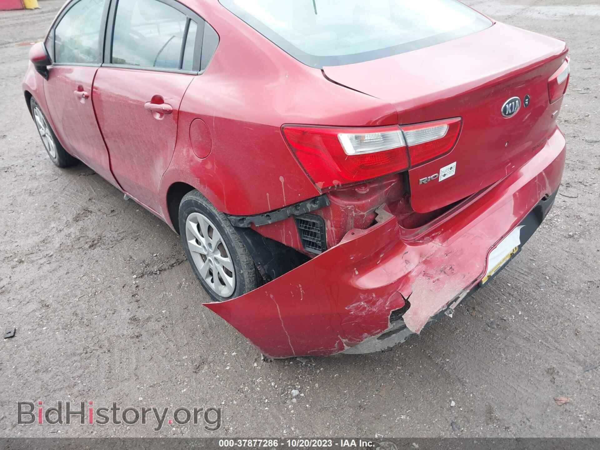 2013 KIA RIO - VIN: KNADM4A30D6293100 - Фото 6