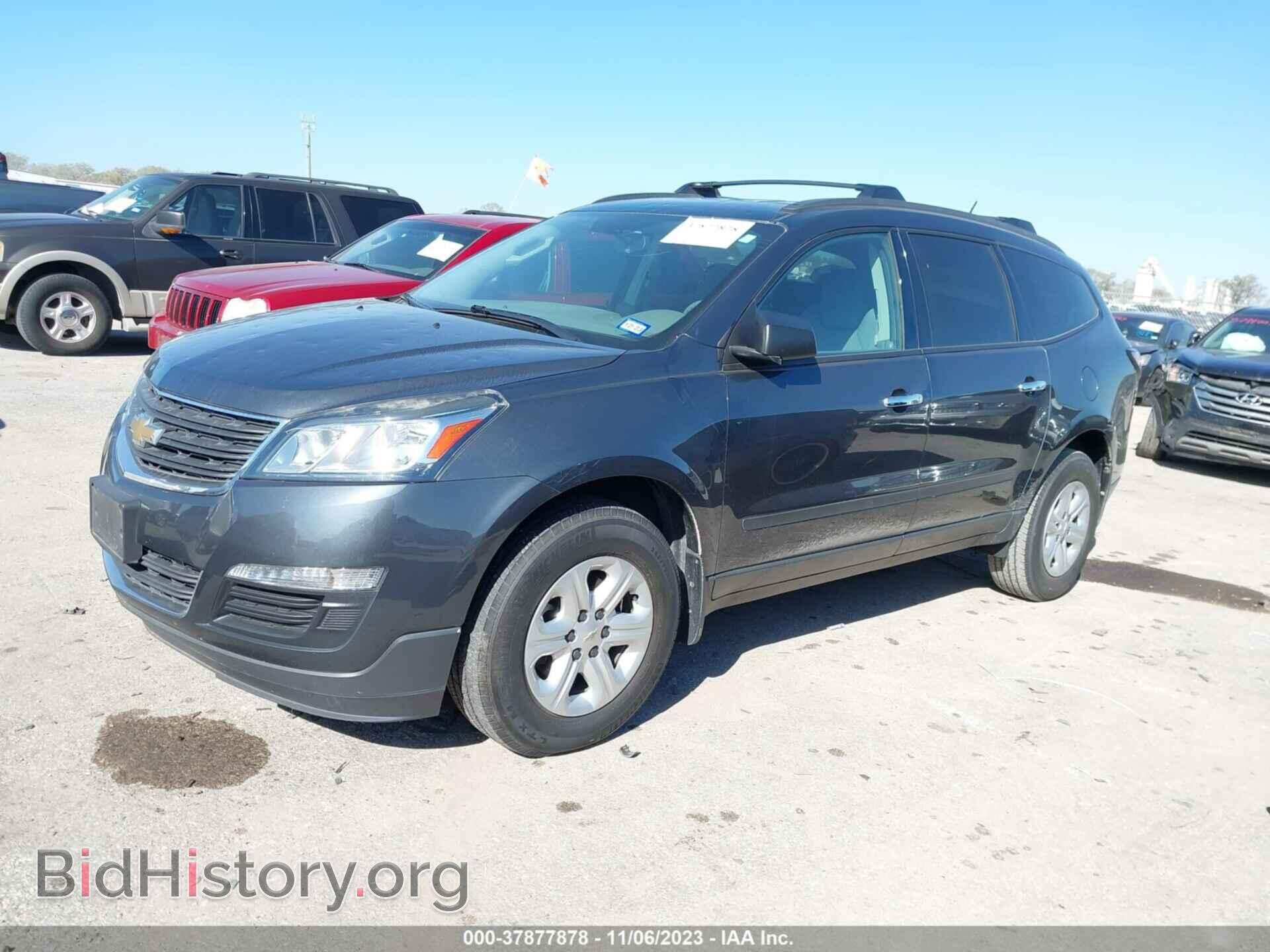 2014 CHEVROLET TRAVERSE - VIN: 1GNKRFKD7EJ201596 - Фото 2