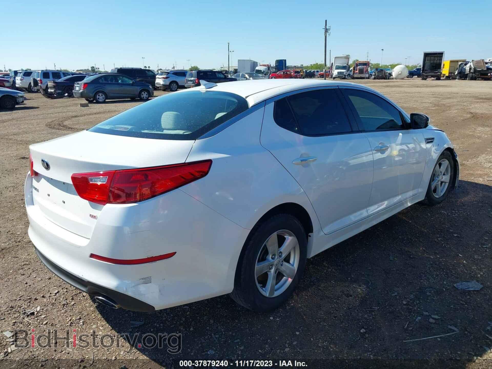 2014 KIA OPTIMA - VIN: KNAGM4A76E5463483 - Фото 4