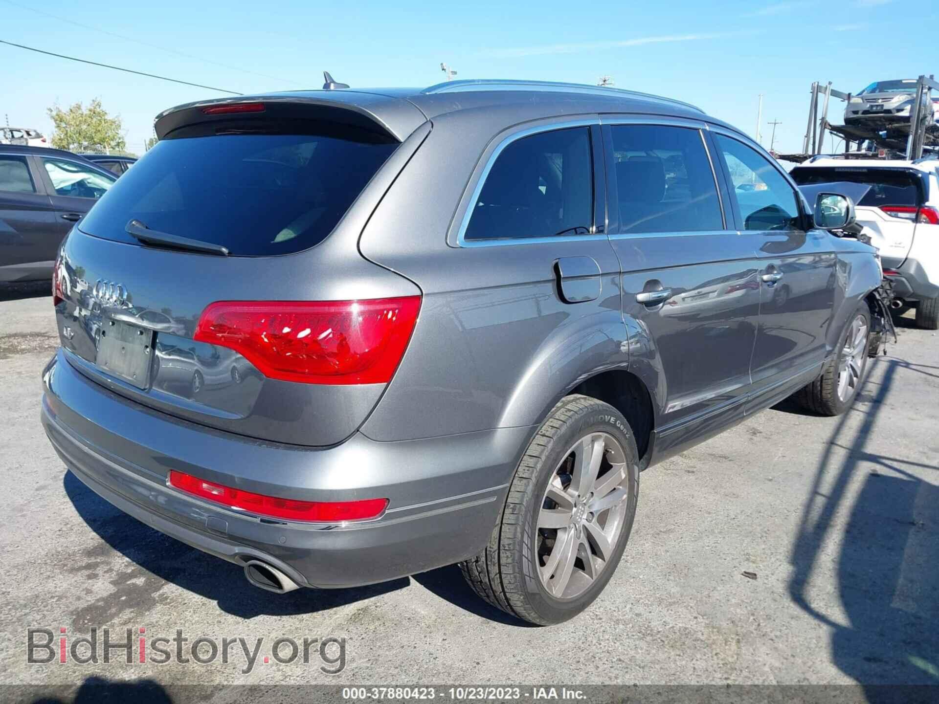 2013 AUDI Q7 - VIN: WA1LGAFE3DD009625 - Фото 4