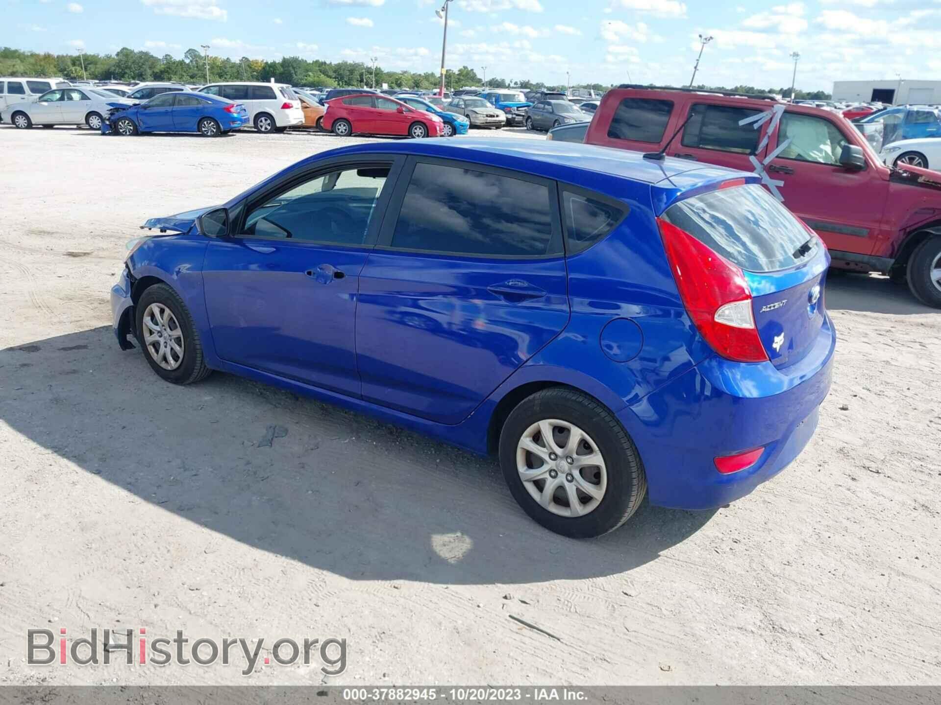 2012 HYUNDAI ACCENT - VIN: KMHCT5AE9CU022924 - Фото 3