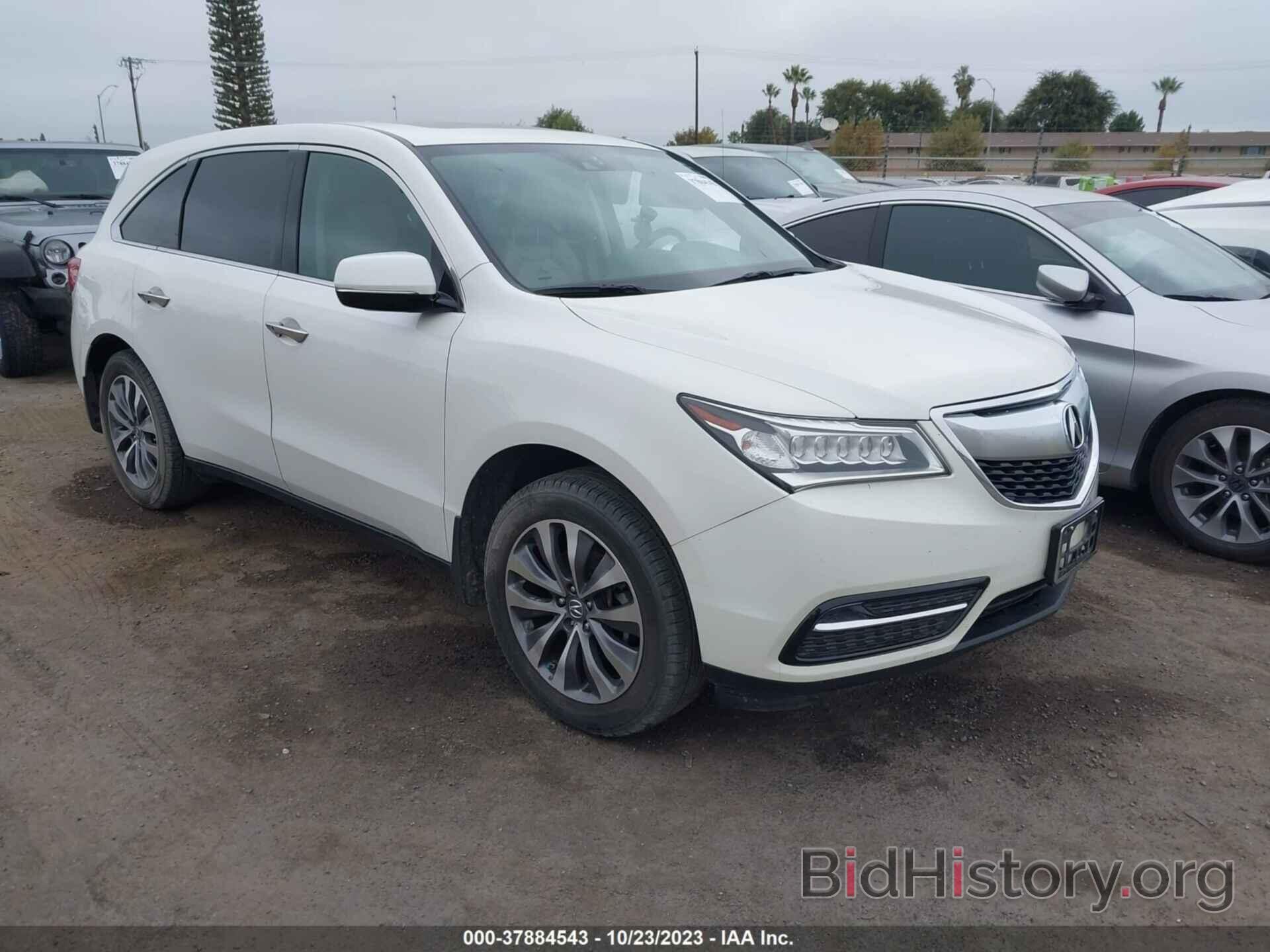 Photo 5FRYD4H42EB008694 - ACURA MDX 2014