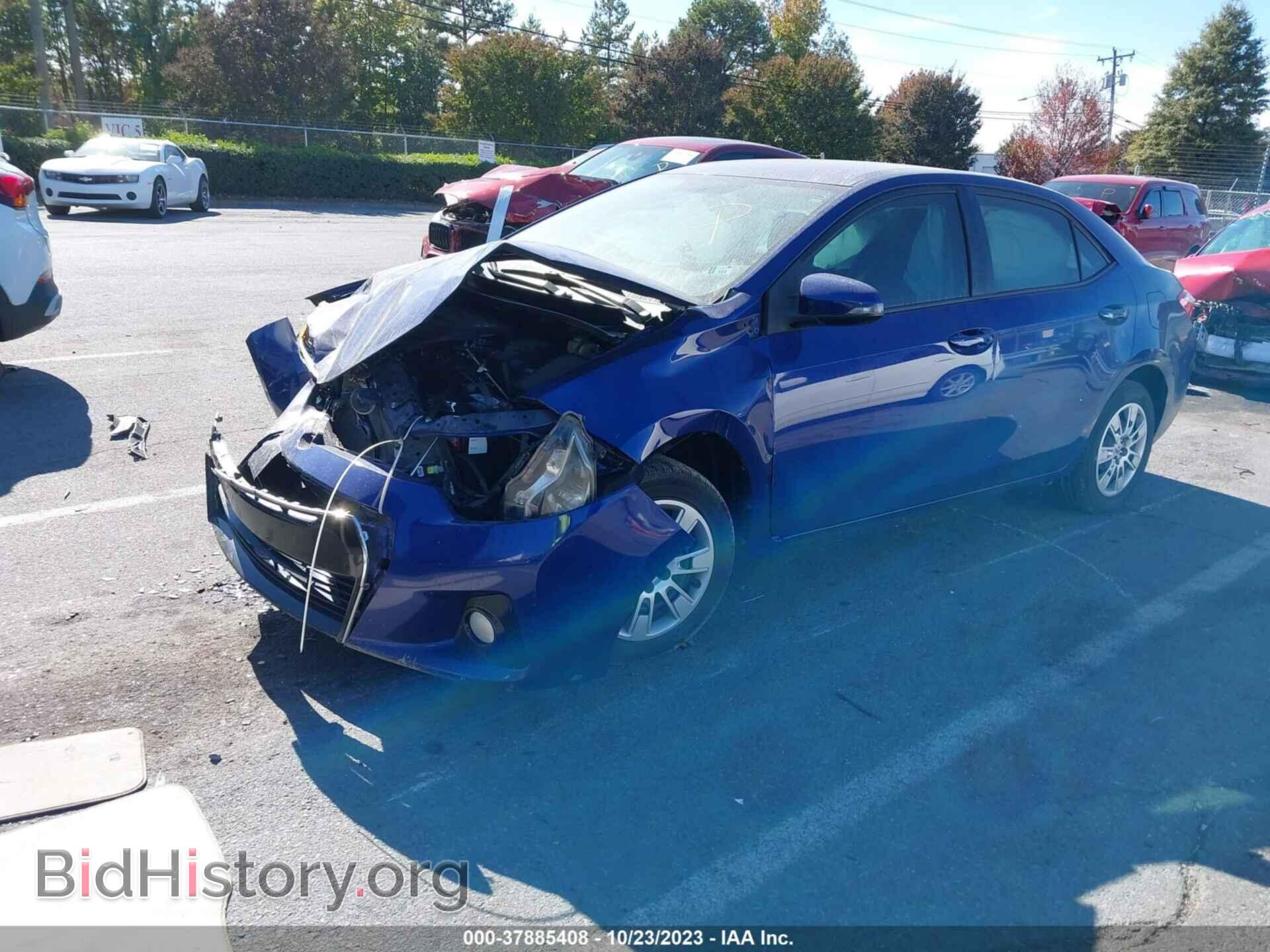 2014 TOYOTA COROLLA - VIN: 2T1BURHEXEC214587 - Фото 2