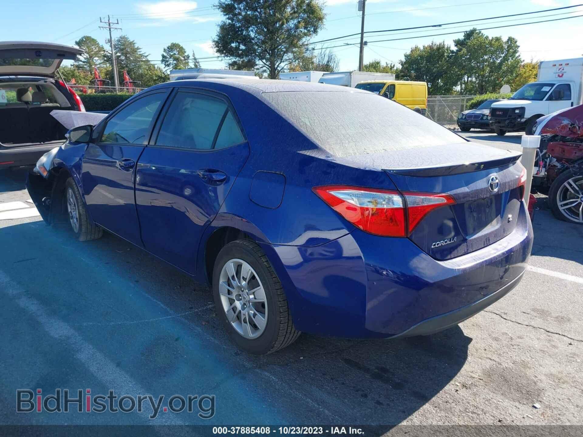 2014 TOYOTA COROLLA - VIN: 2T1BURHEXEC214587 - Фото 3
