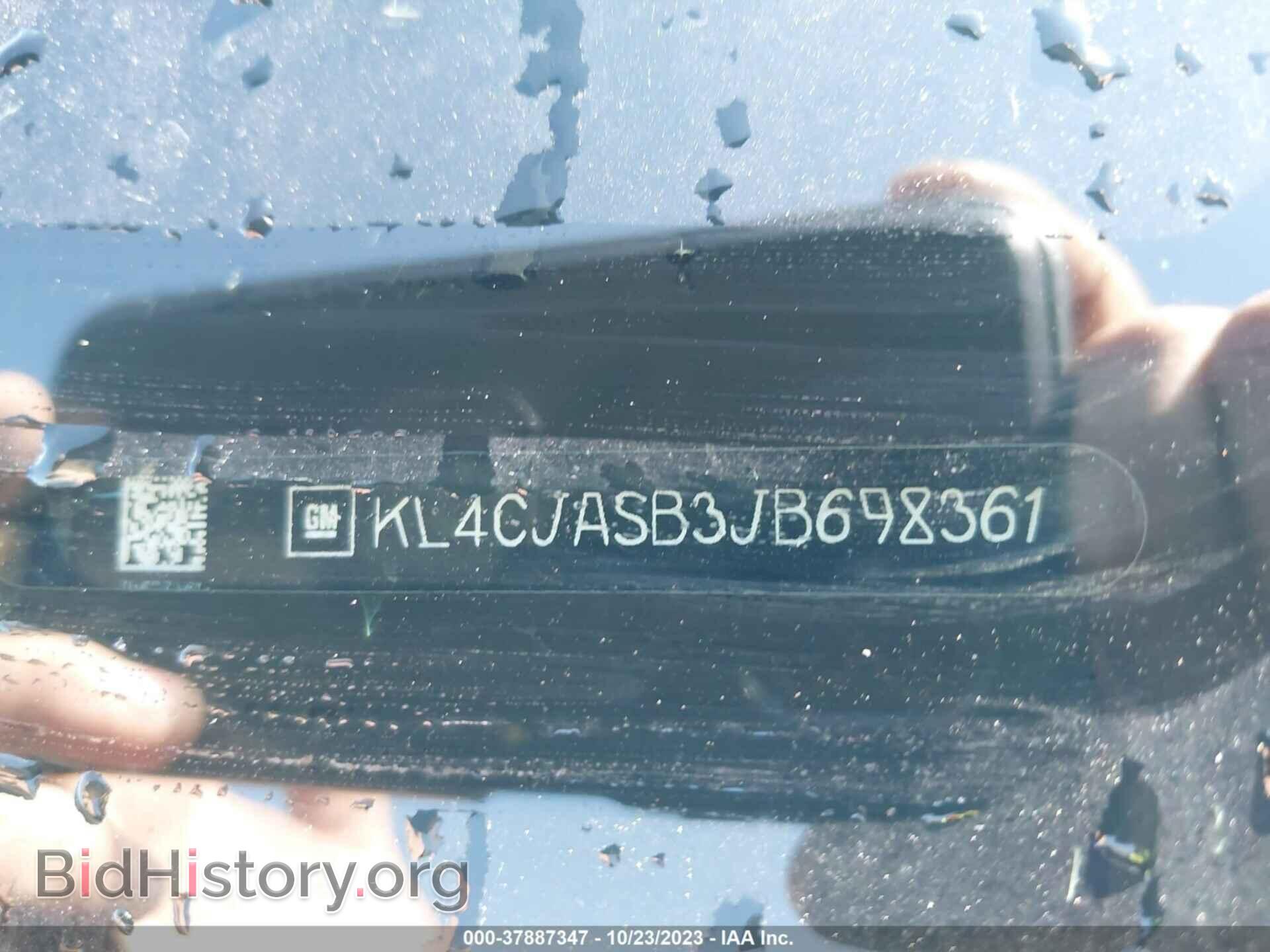 2018 BUICK ENCORE - VIN: KL4CJASB3JB698361 - Фото 9