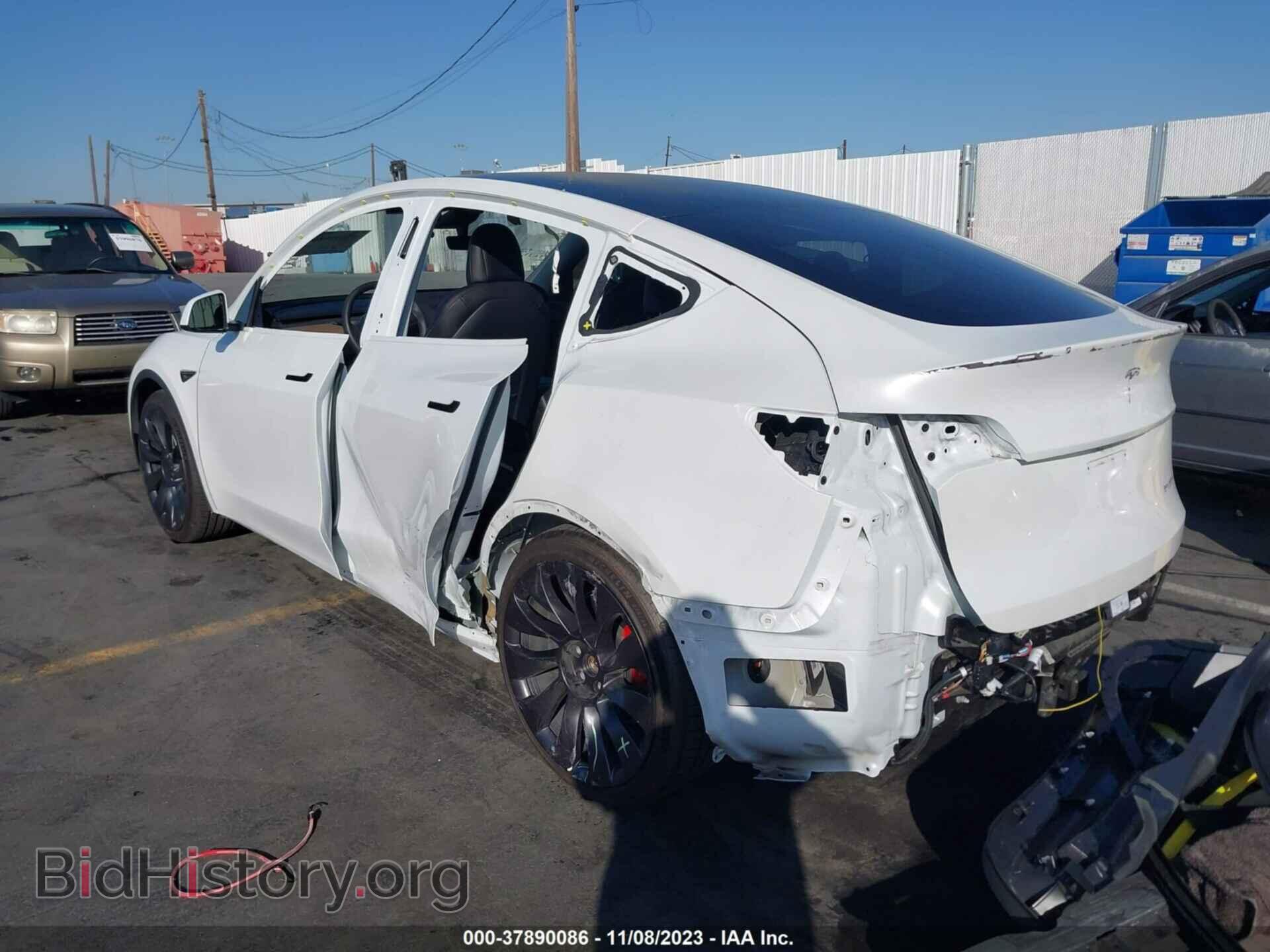 2021 TESLA MODEL Y - VIN: 5YJYGDEF1MF272485 - Фото 3