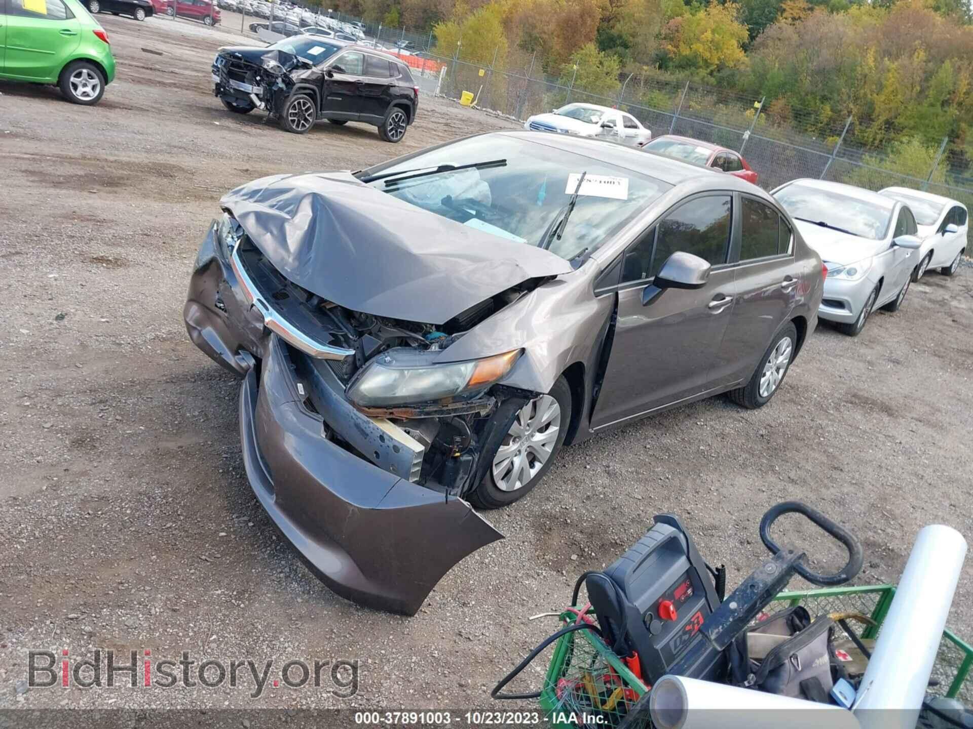 2012 HONDA CIVIC - VIN: 19XFB2F51CE086997 - Фото 2