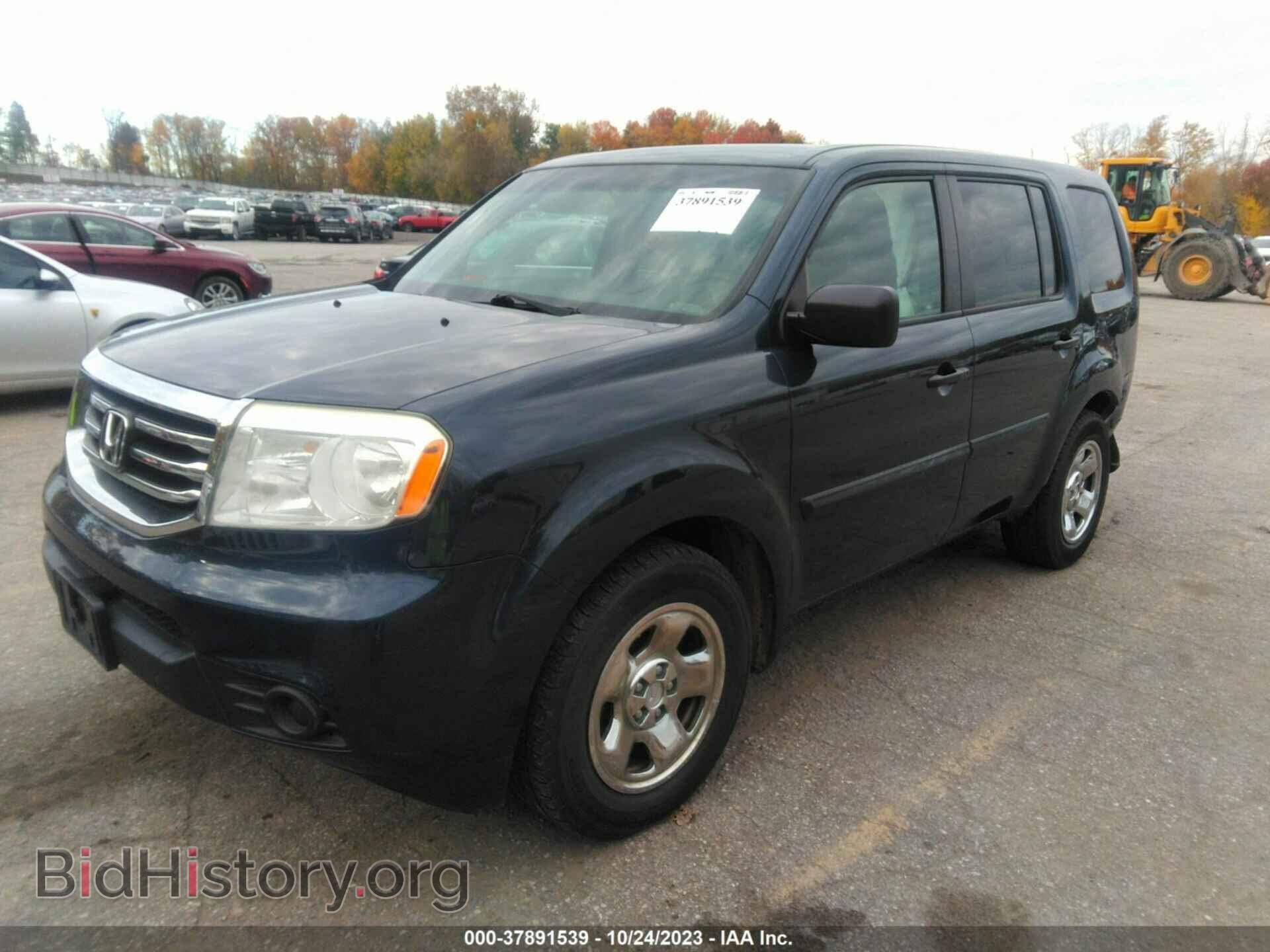 2012 HONDA PILOT - VIN: 5FNYF4H29CB013432 - Фото 2