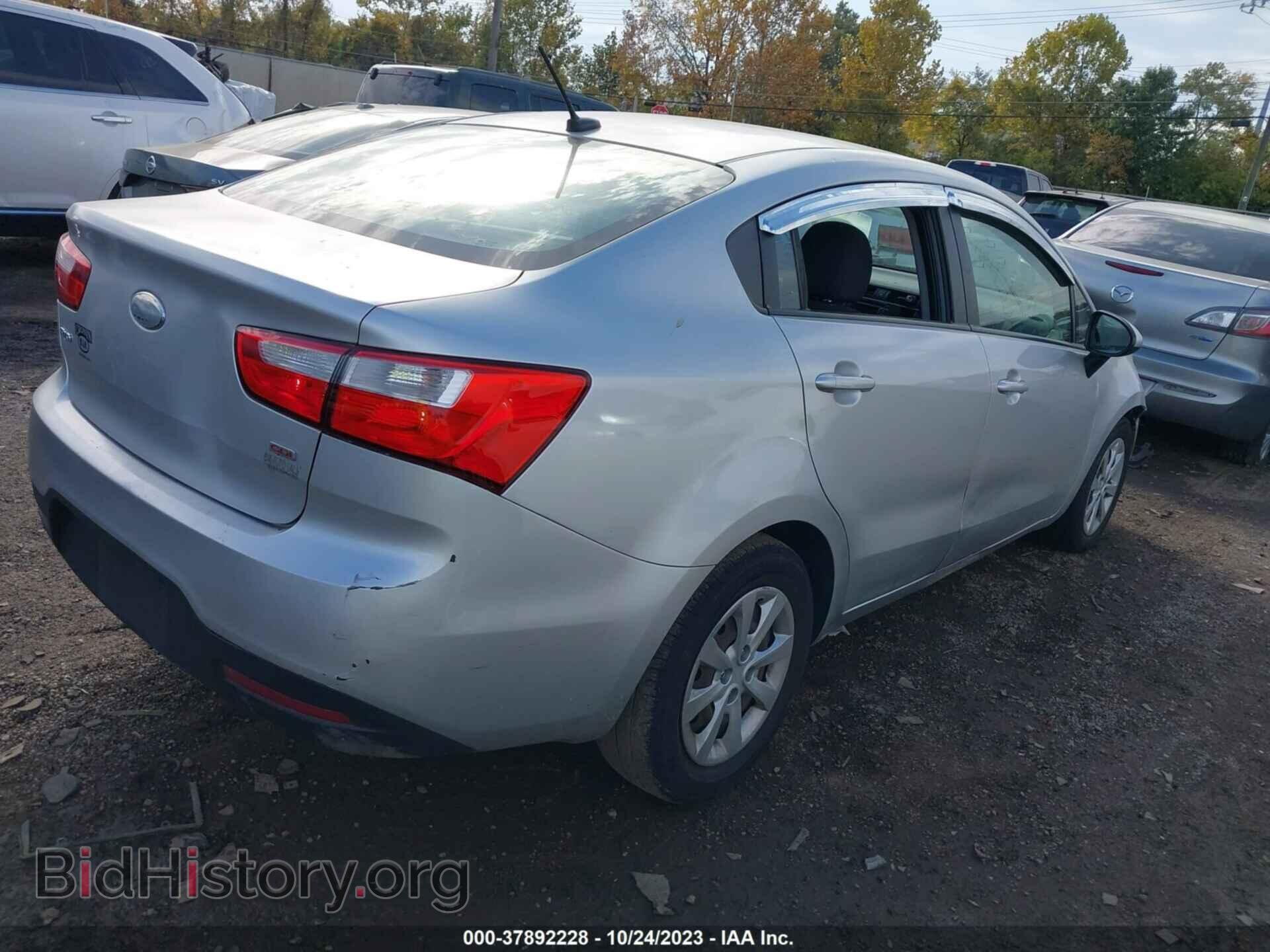 2014 KIA RIO - VIN: KNADM4A37E6330967 - Фото 4