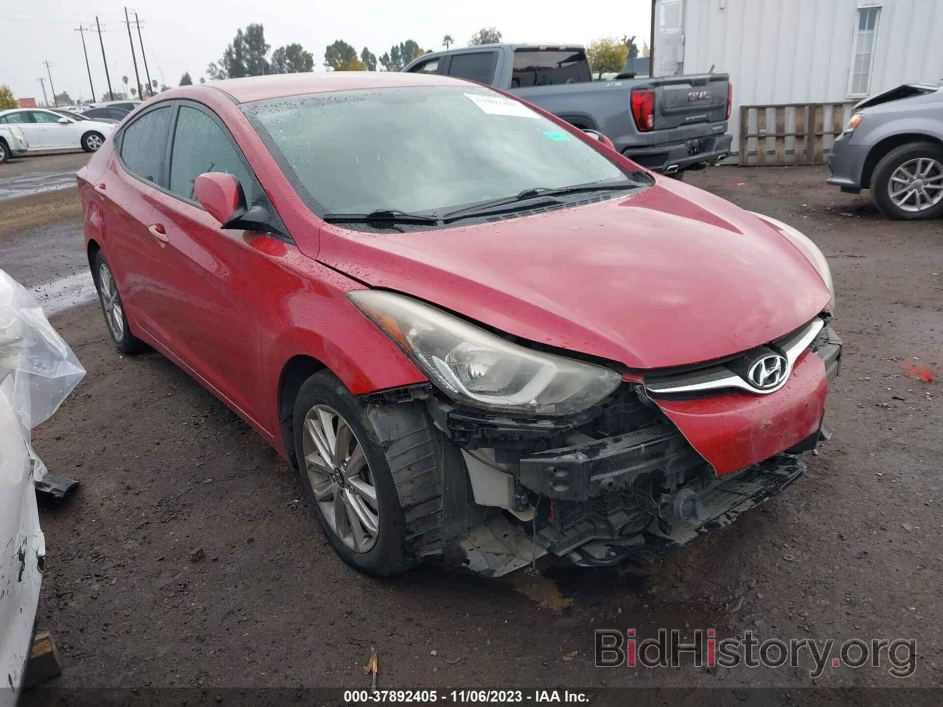 Photo KMHDH4AEXEU143304 - HYUNDAI ELANTRA 2014