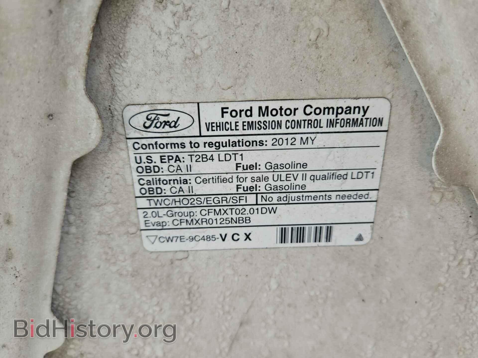2012 FORD TRANSIT CONNECT - VIN: NMOLS6BN3CT115498 - Фото 5