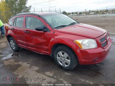 2008 Dodge CALIBER SE, красный — VIN 1B3HB28B18D646071, IAAI