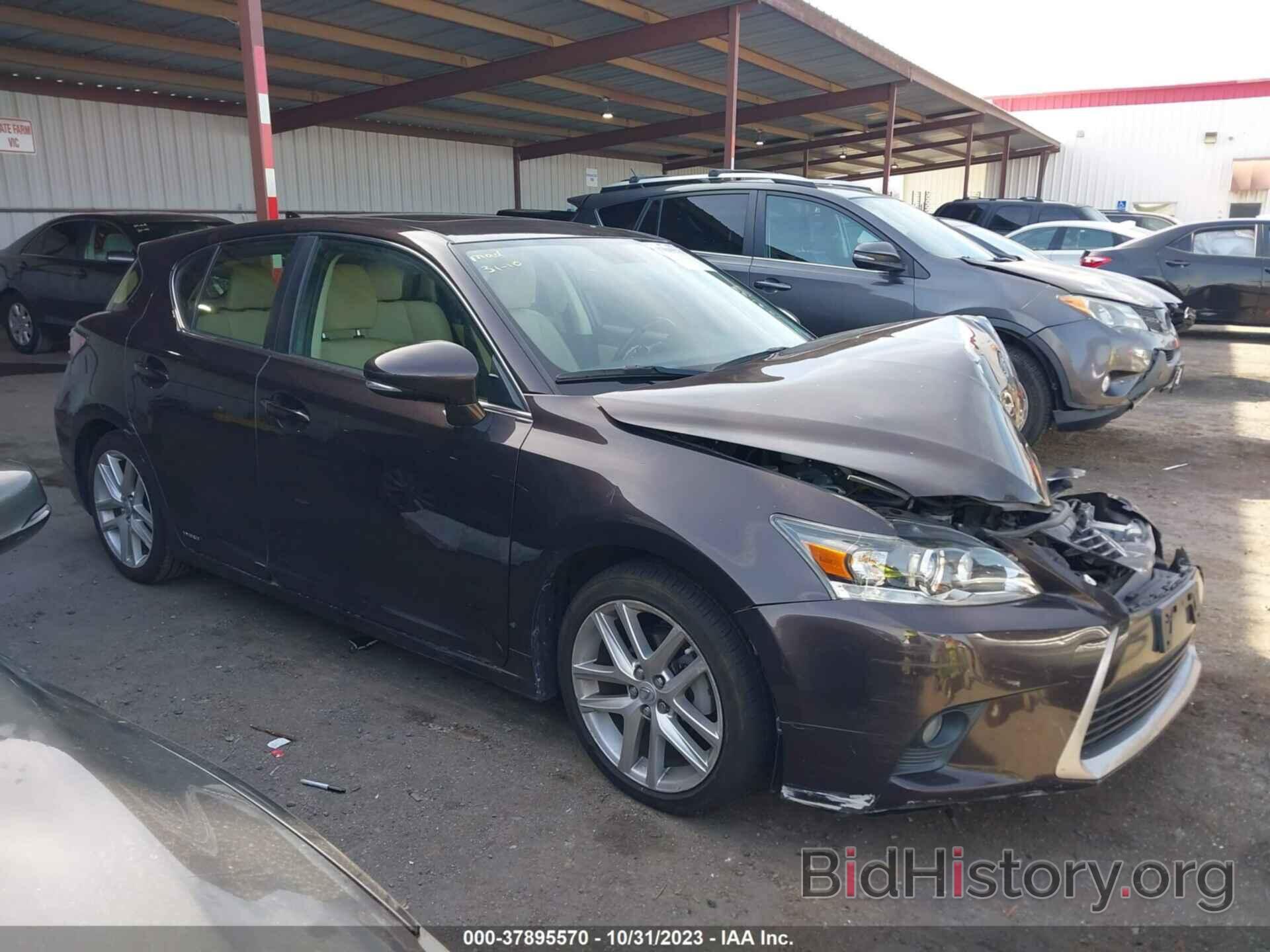 Photo JTHKD5BH7E2177846 - LEXUS CT 200H 2014