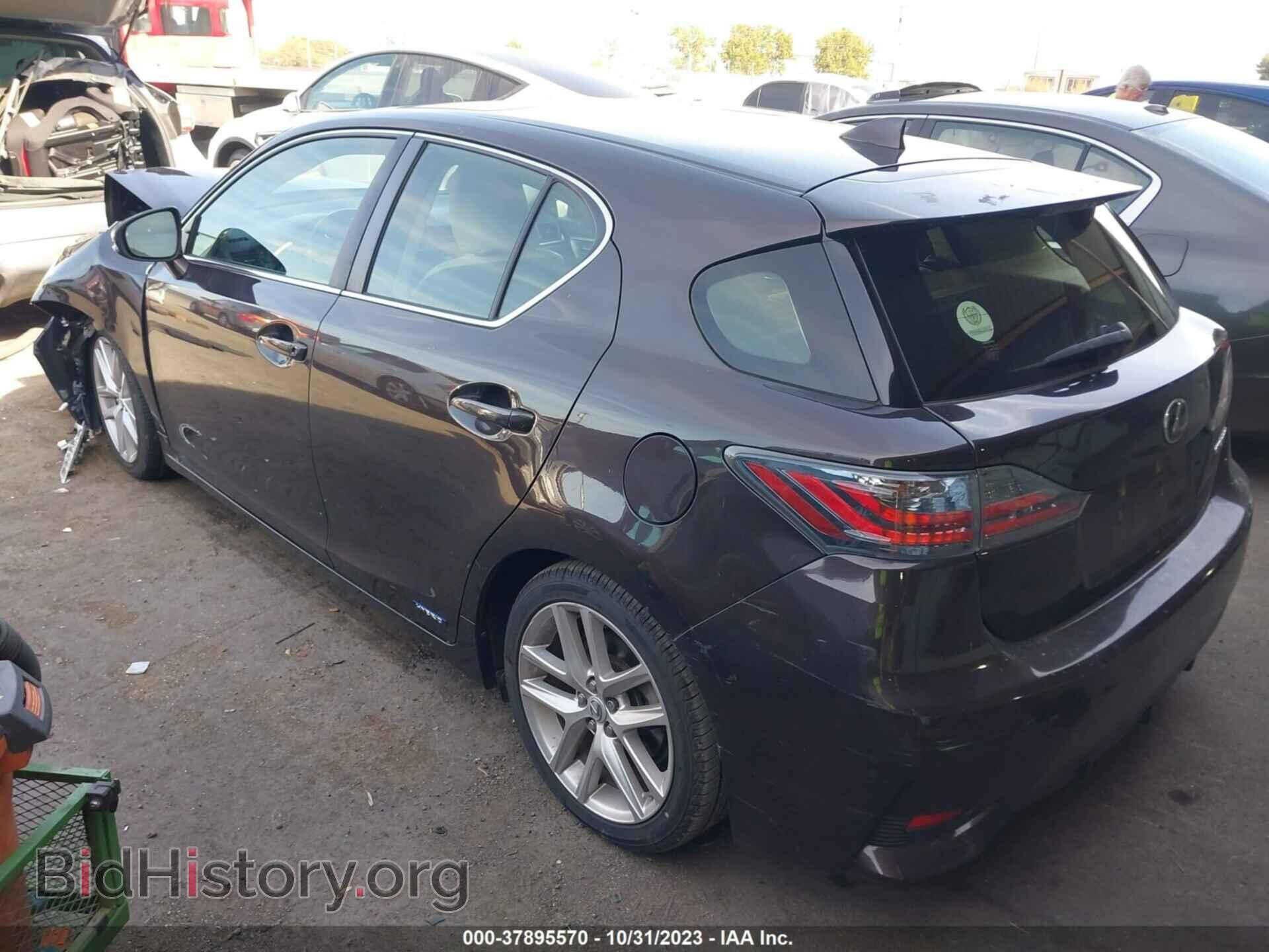 2014 LEXUS CT 200H - VIN: JTHKD5BH7E2177846 - Фото 3