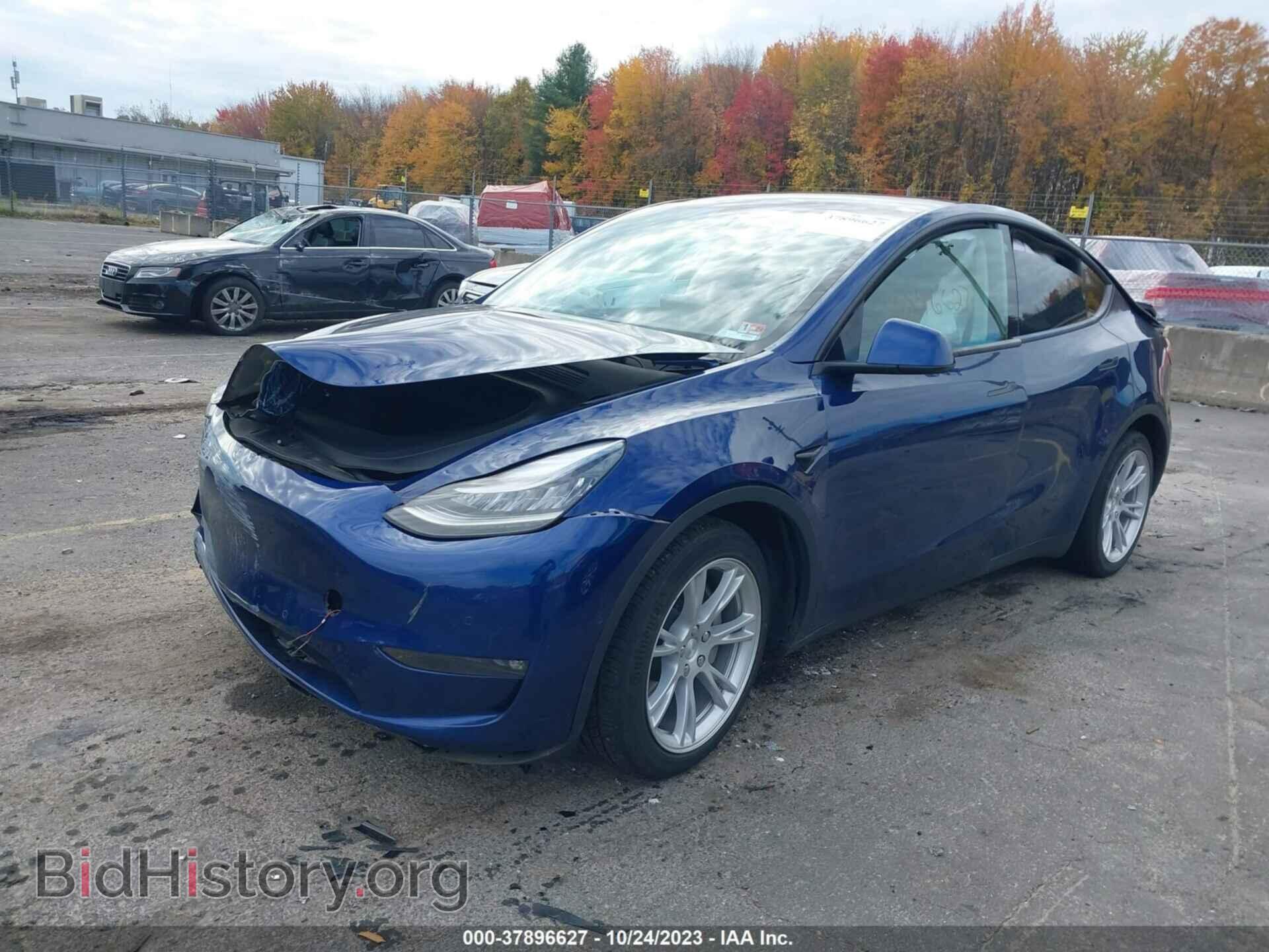 2021 TESLA MODEL Y - VIN: 5YJYGAEEXMF211464 - Фото 2