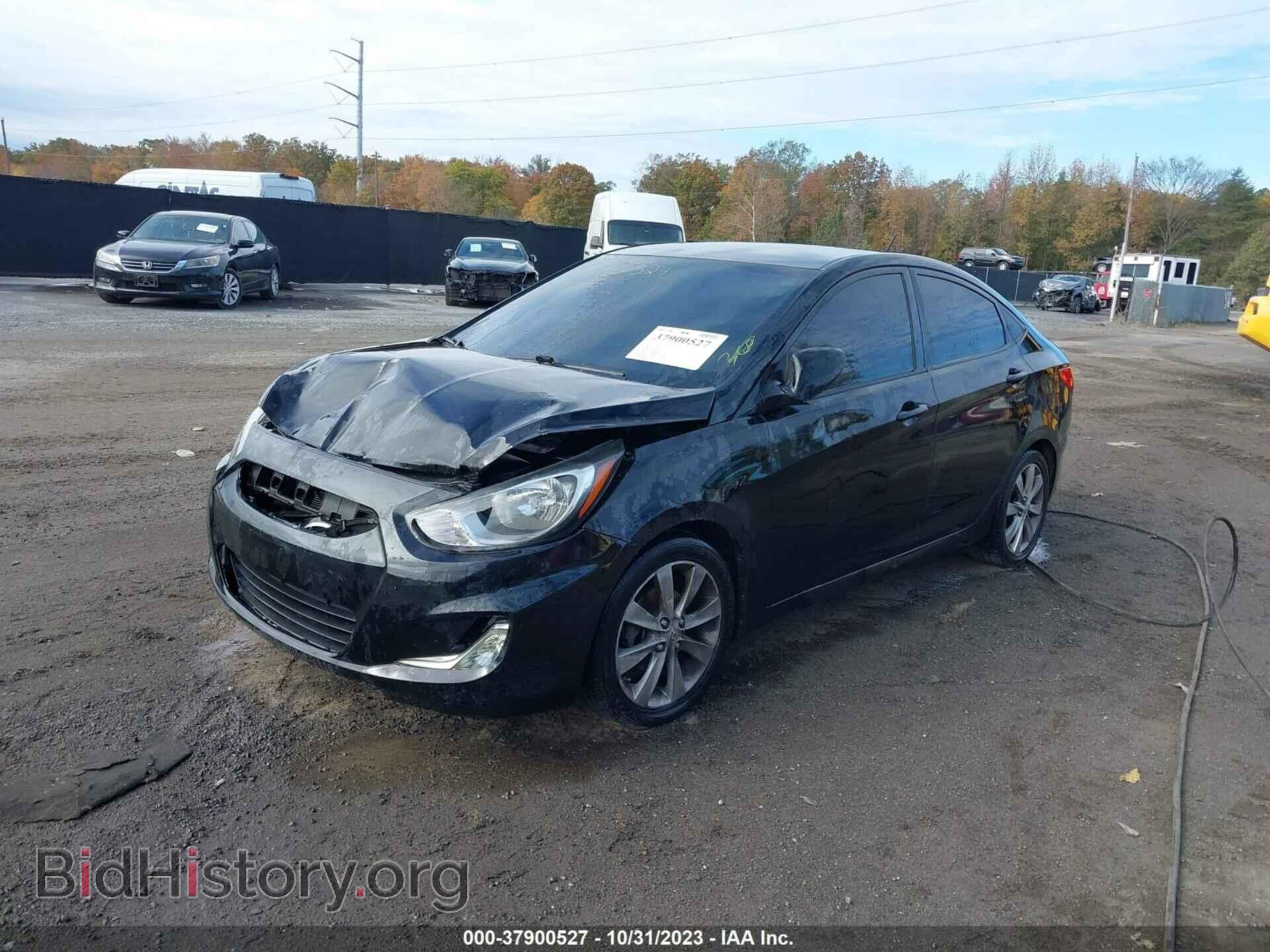 2013 HYUNDAI ACCENT - VIN: KMHCT4AE1DU457884 - Фото 2