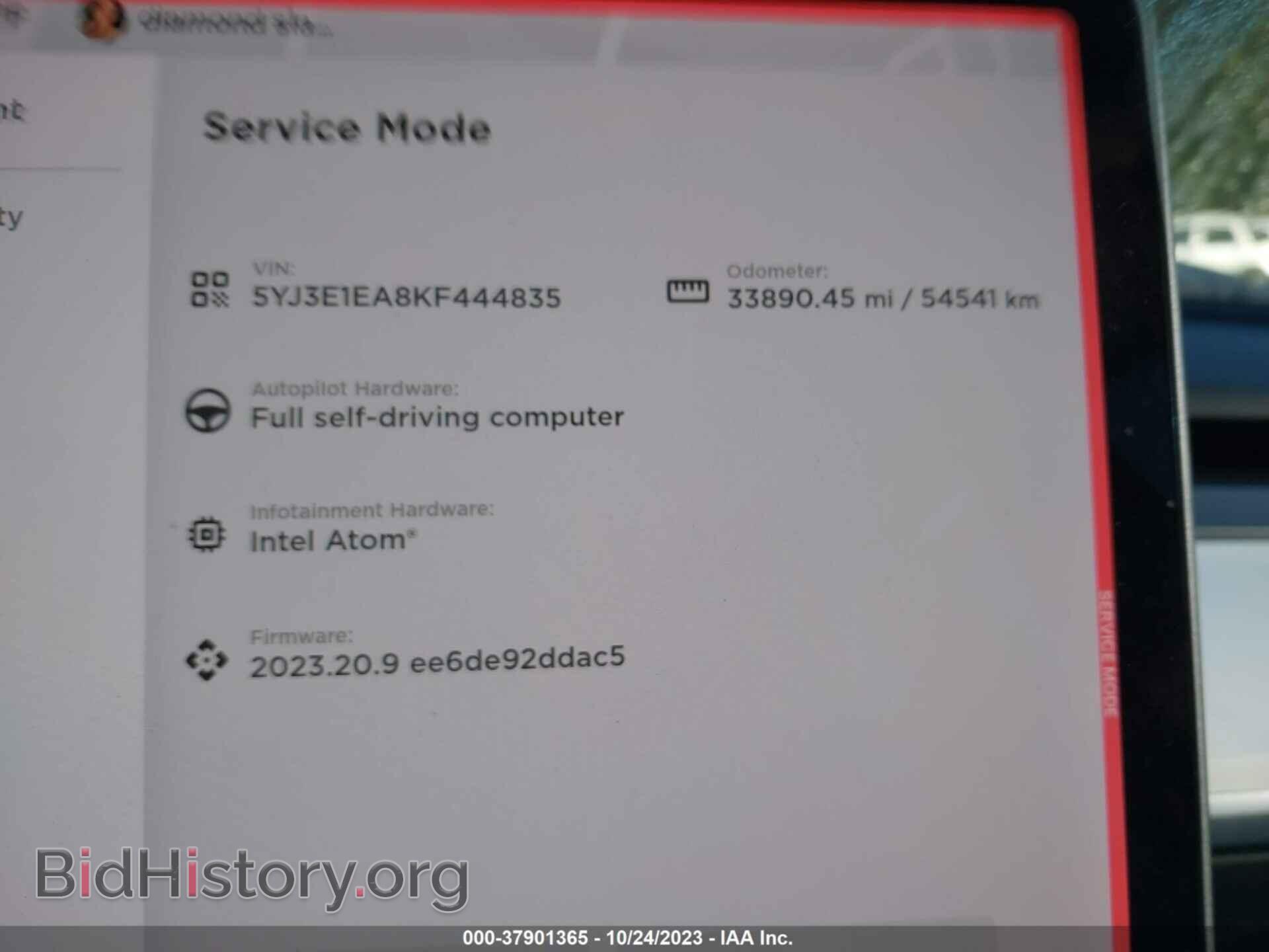 2019 TESLA MODEL 3 - VIN: 5YJ3E1EA8KF444835 - Фото 14
