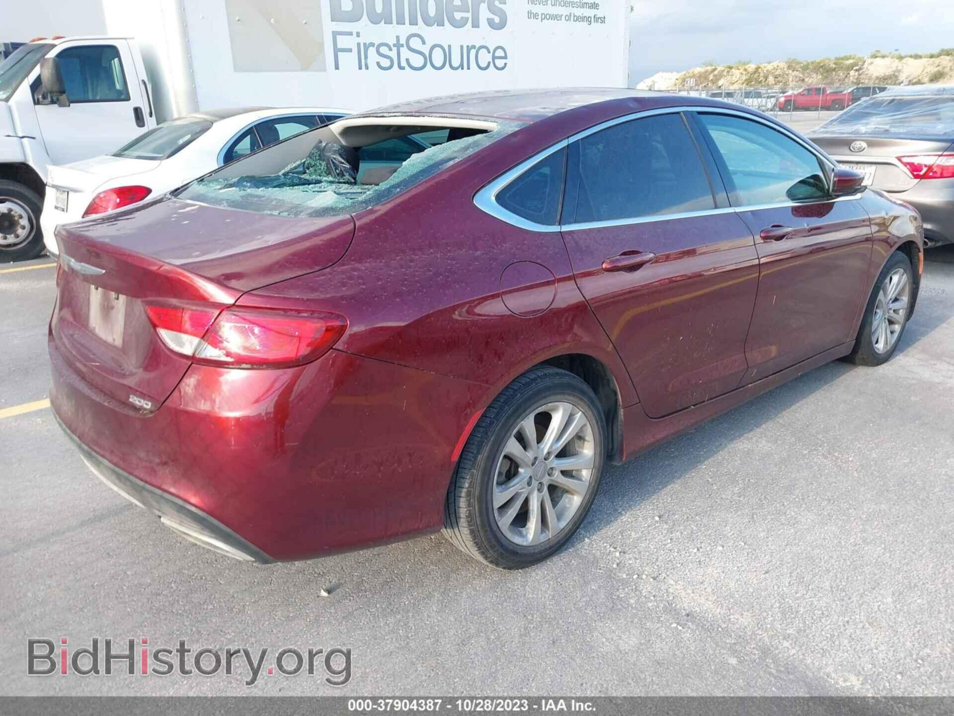 2016 CHRYSLER 200 - VIN: 1C3CCCAG4GN101514 - Фото 4