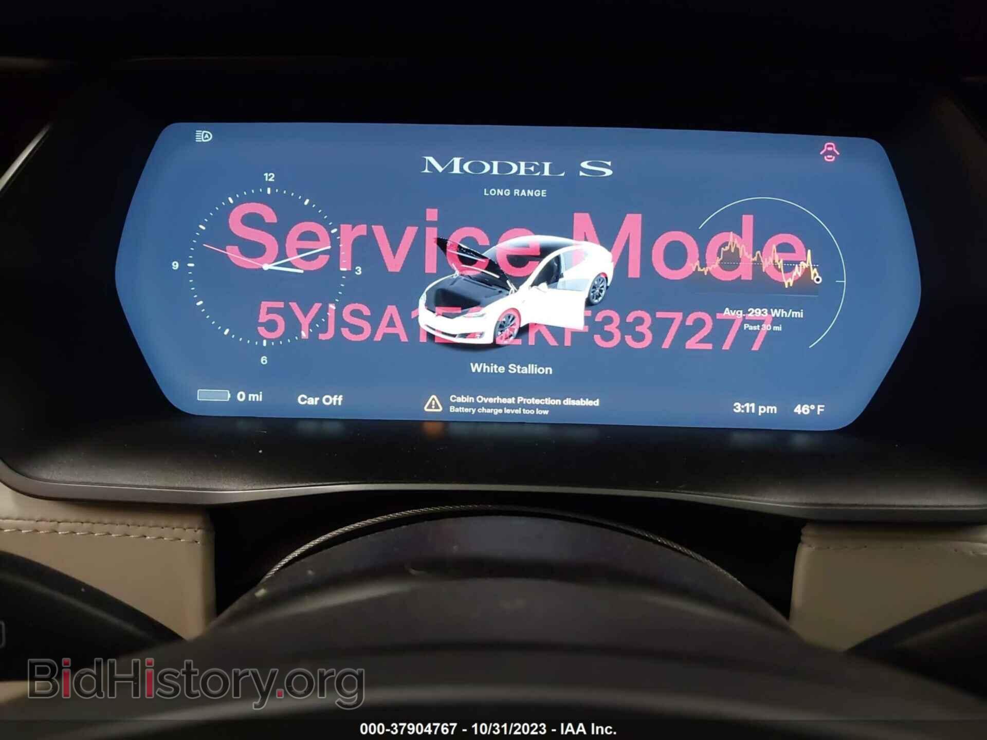 2019 TESLA MODEL S - VIN: 5YJSA1E22KF337277 - Фото 18