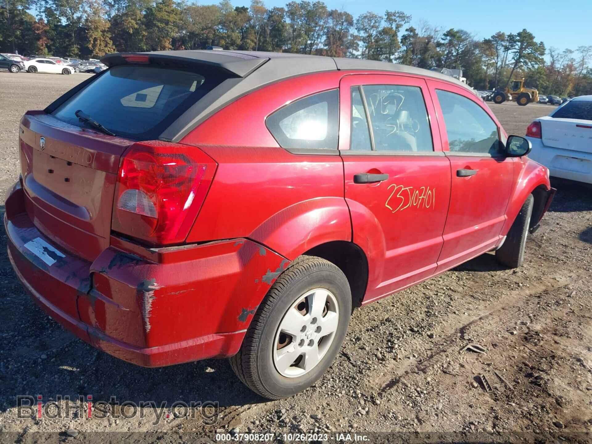 2007 DODGE CALIBER - VIN: 1B3HB28B47D364487 - Фото 4