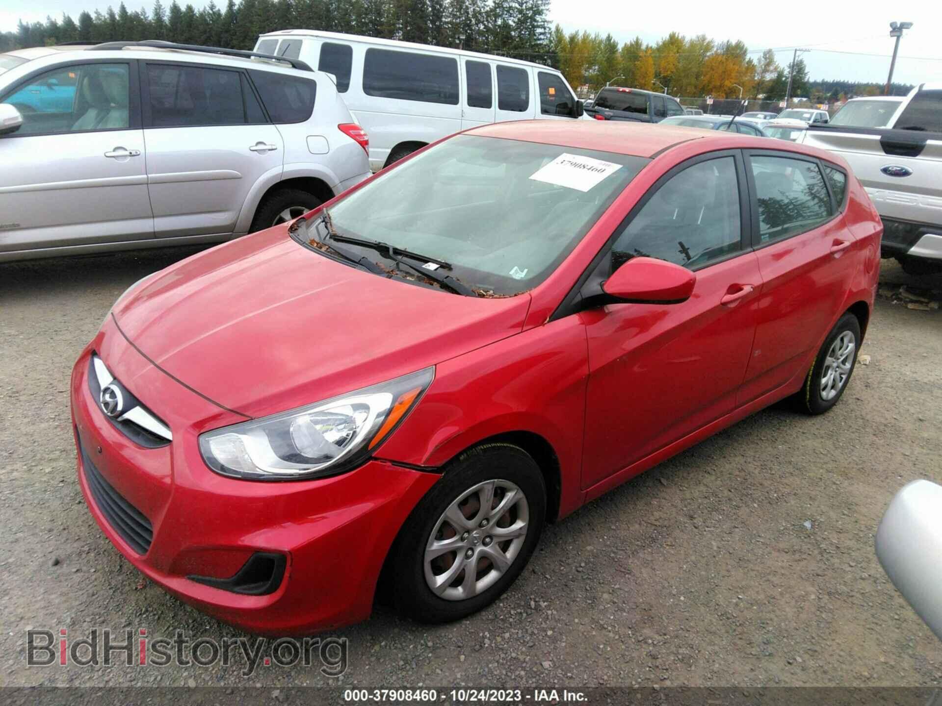 2014 HYUNDAI ACCENT - VIN: KMHCT5AE2EU190102 - Фото 2