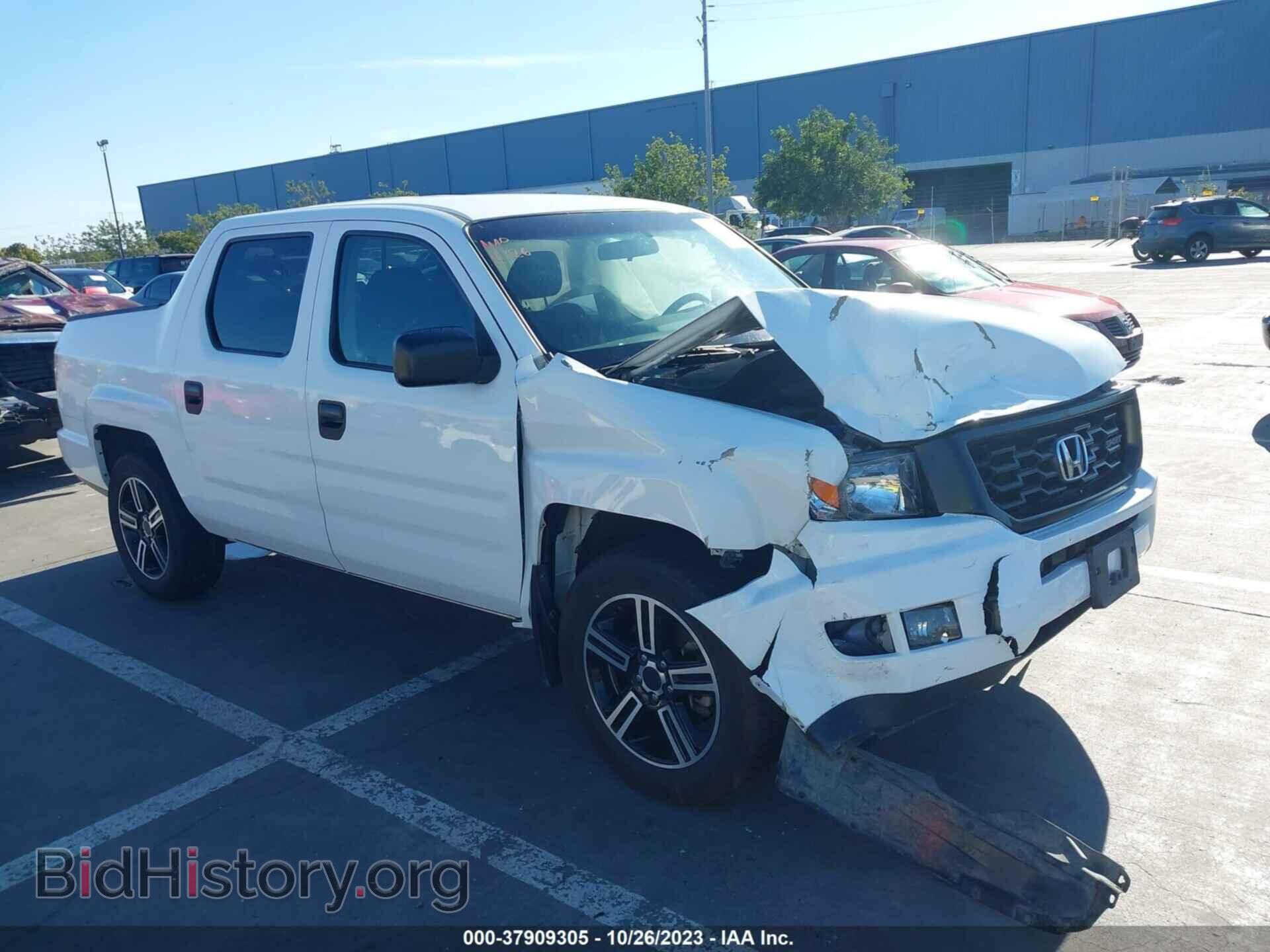 Photo 5FPYK1F76CB453348 - HONDA RIDGELINE 2012