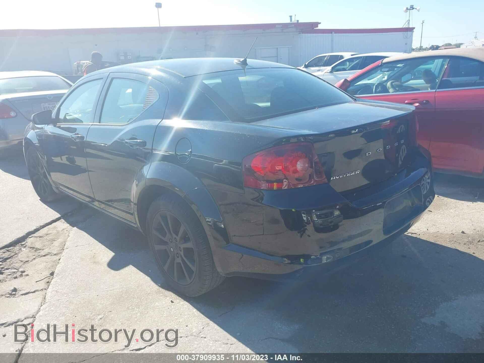 2014 DODGE AVENGER - VIN: 1C3CDZAB0EN148458 - Фото 3
