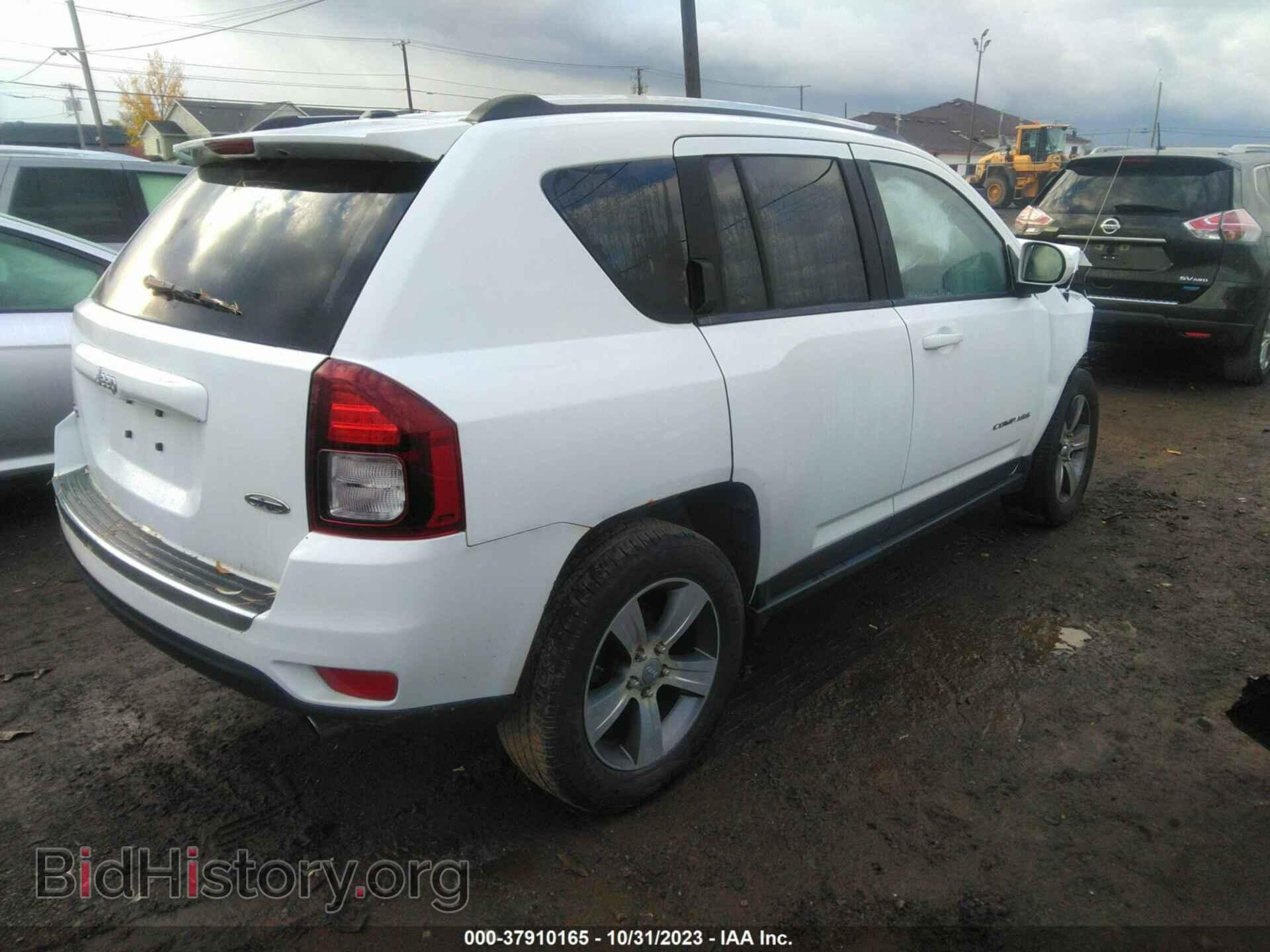 2016 JEEP COMPASS - VIN: 1C4NJDEB6GD673222 - Фото 4