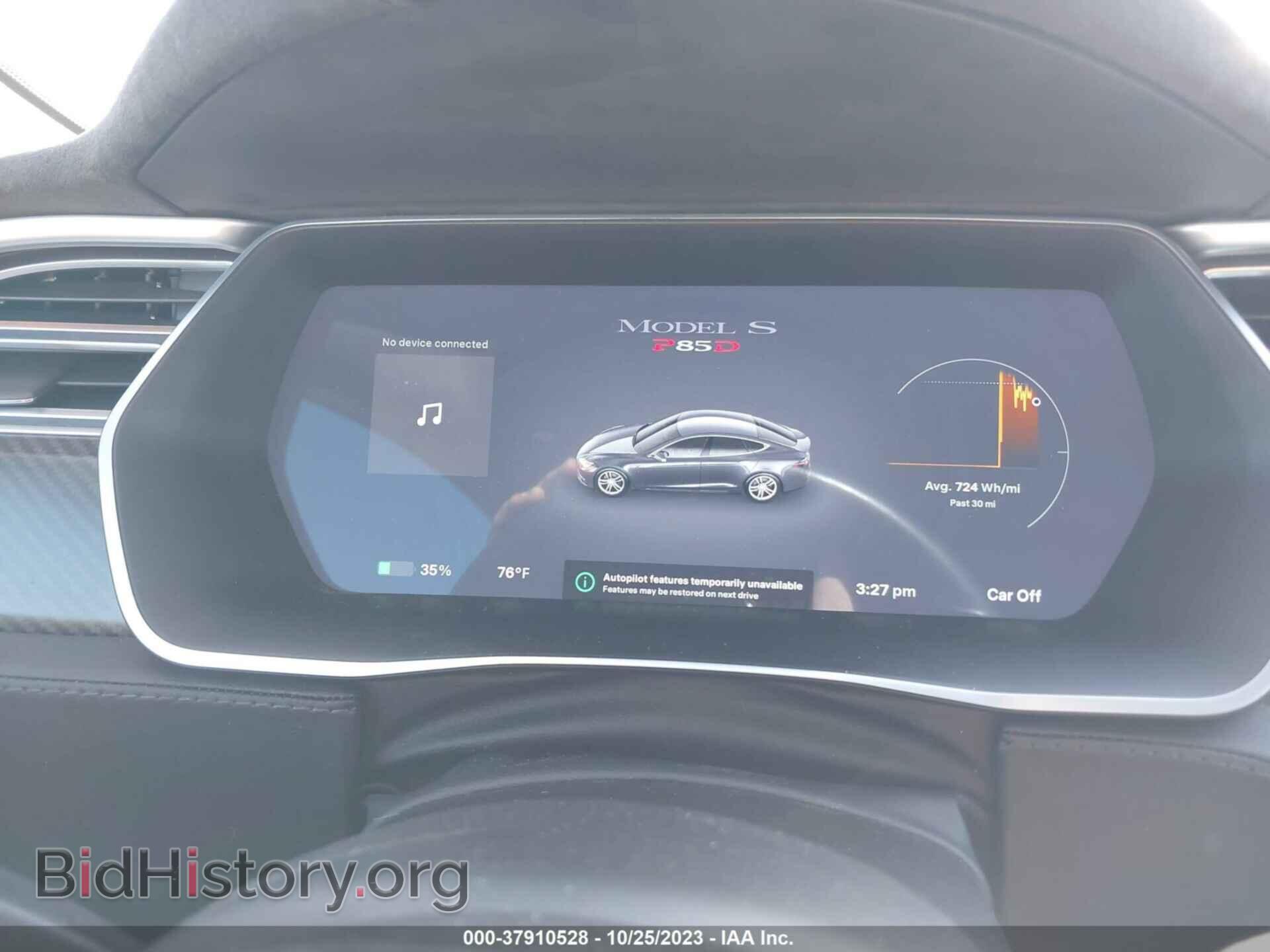 2015 TESLA MODEL S - VIN: 5YJSA1H28FFP77232 - Фото 7