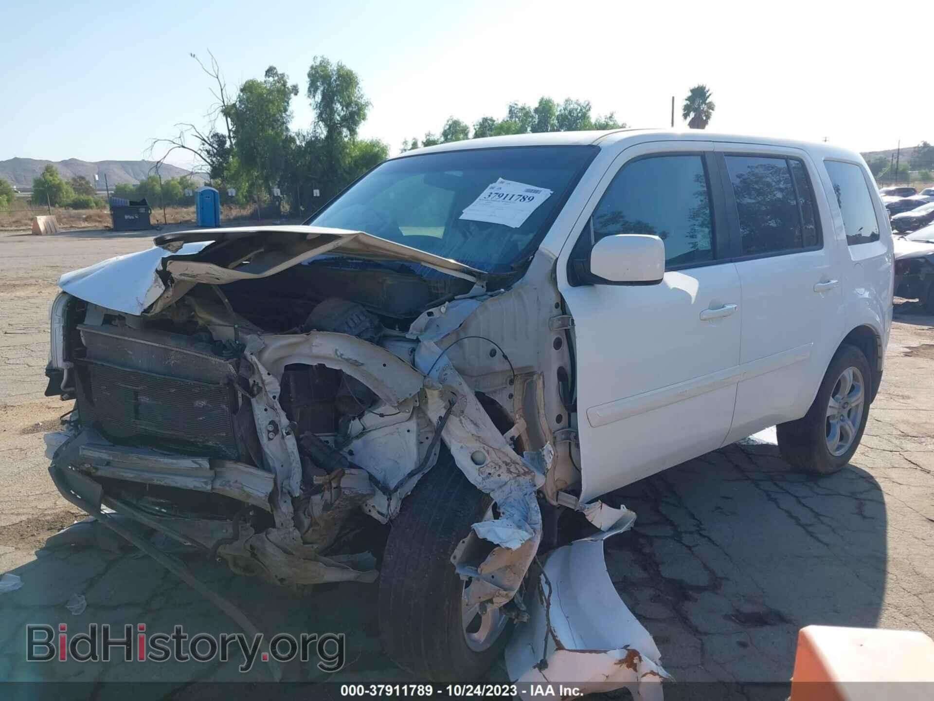 2013 HONDA PILOT - VIN: 5FNYF3H40DB030004 - Фото 2