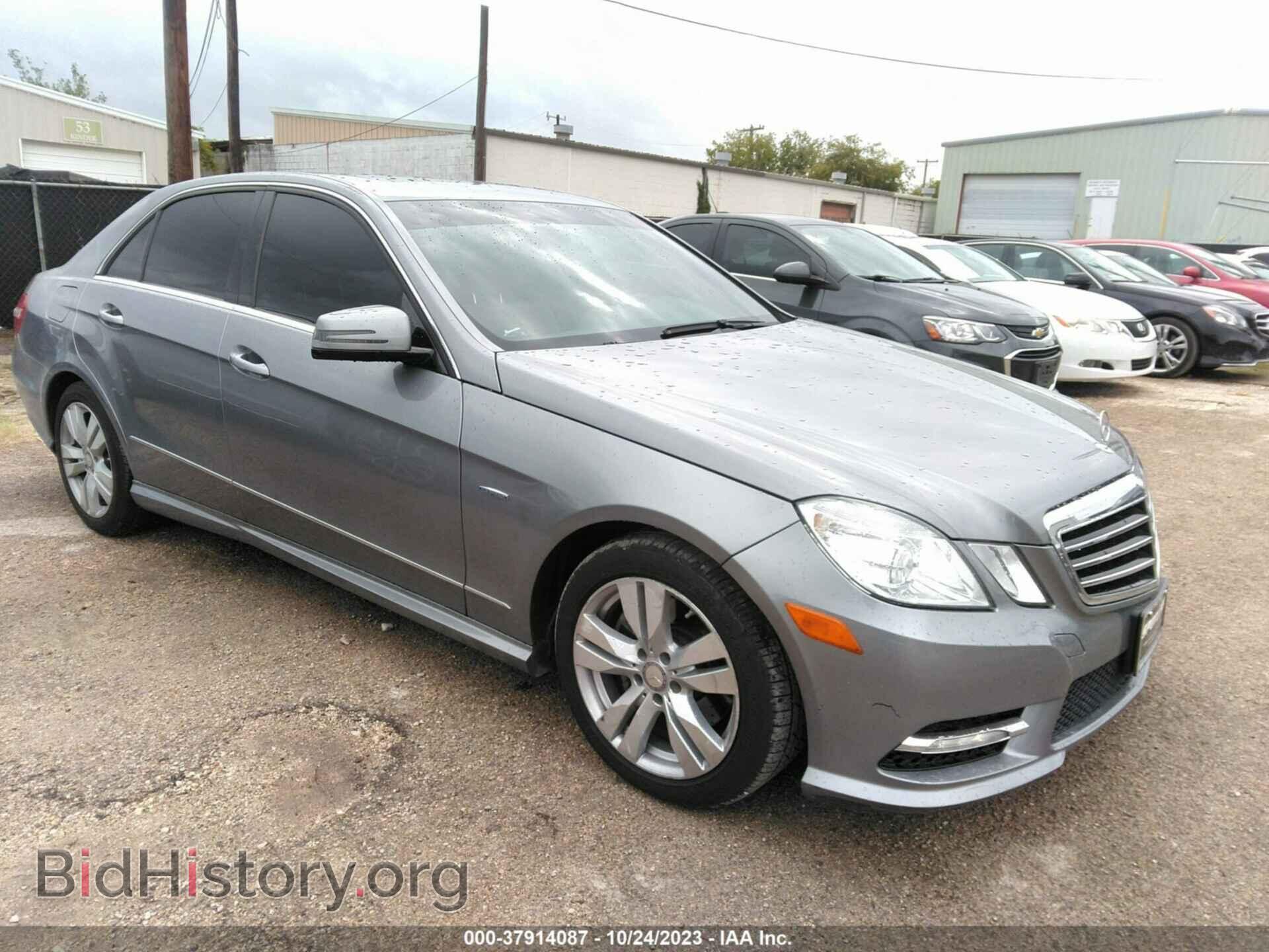 Photo WDDHF2EB4CA558736 - MERCEDES-BENZ E-CLASS 2012