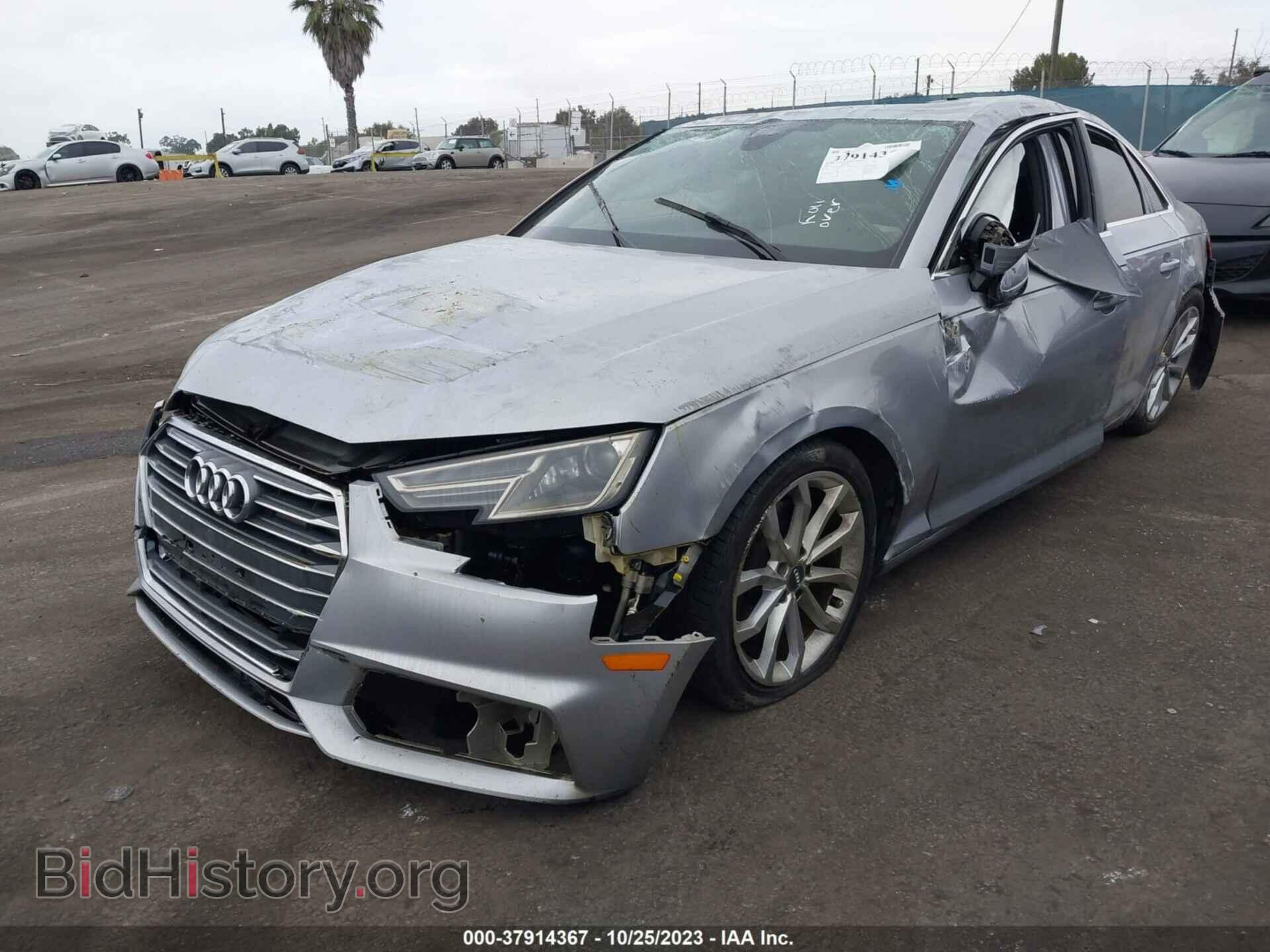 2019 AUDI A4 - VIN: WAUGMAF44KN004283 - Фото 2