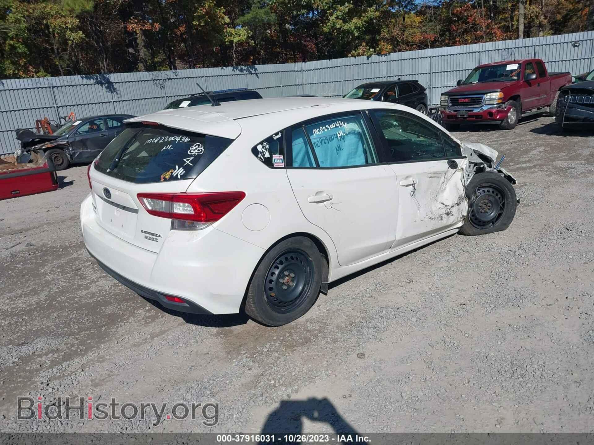 2017 SUBARU IMPREZA - VIN: 4S3GTAA66H1754282 - Фото 4