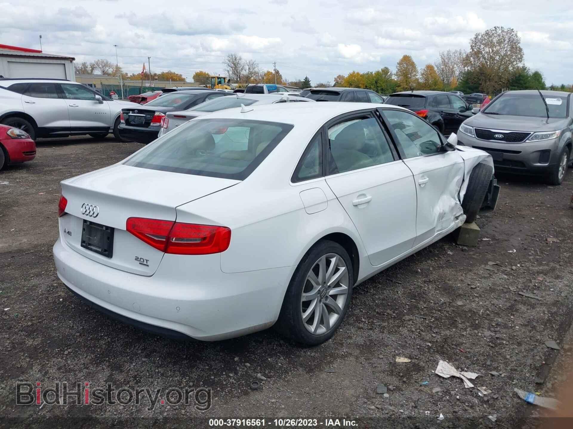 2013 AUDI A4 - VIN: WAUFFAFL0DN044585 - Photo 4