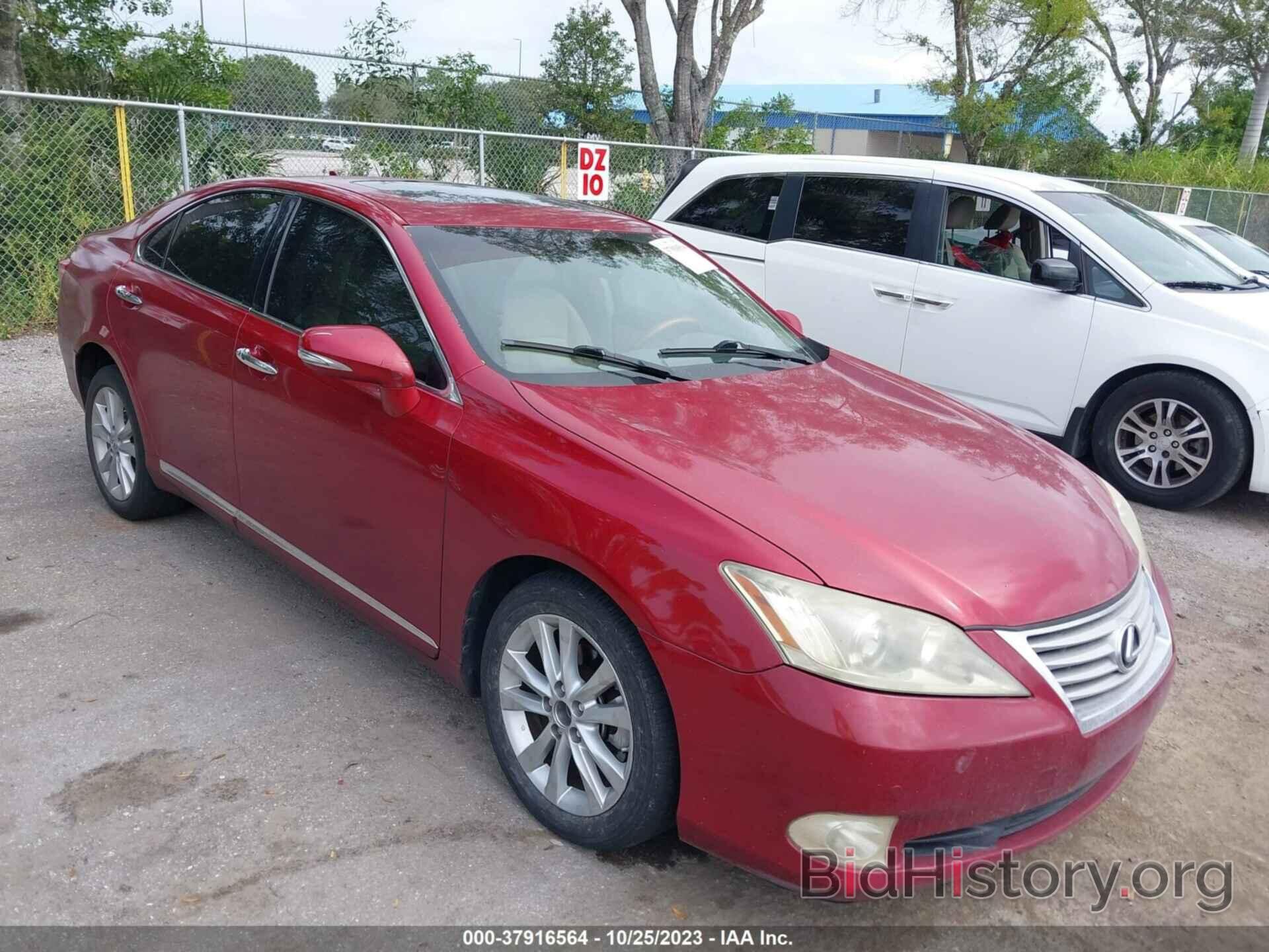 Photo JTHBK1EG1A2375074 - LEXUS ES 350 2010