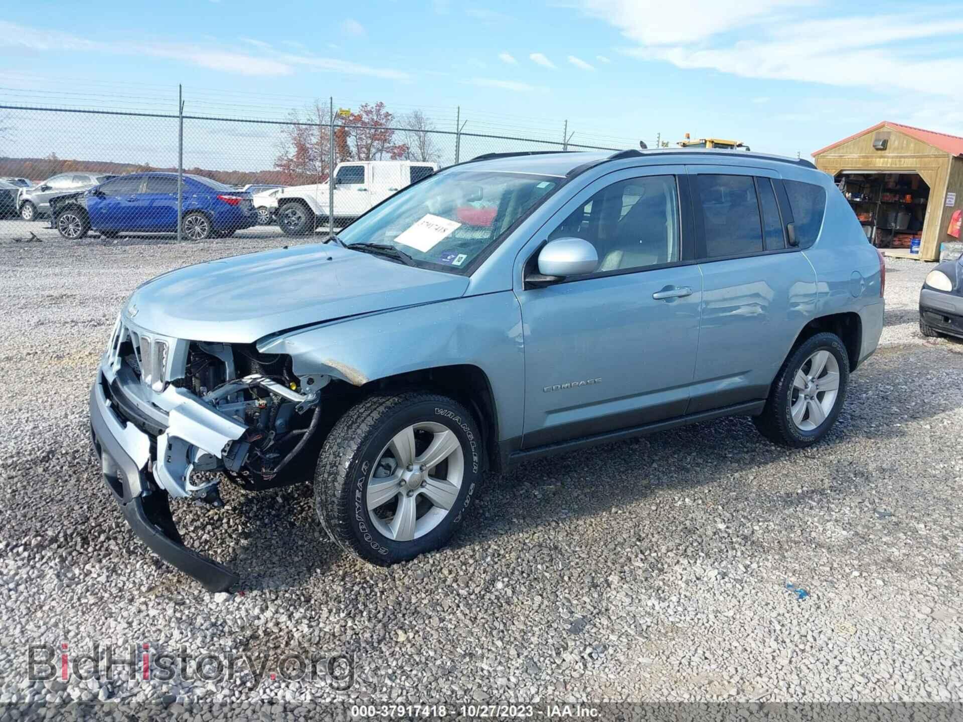 2014 JEEP COMPASS - VIN: 1C4NJDEB3ED537241 - Фото 2