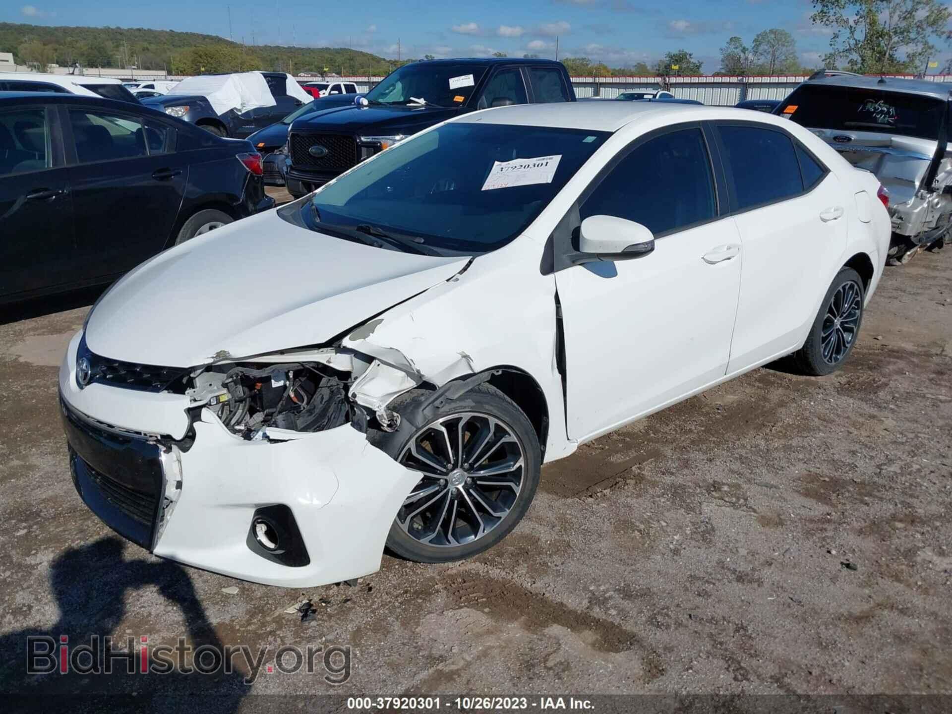 2014 TOYOTA COROLLA - VIN: 5YFBURHEXEP039046 - Фото 2