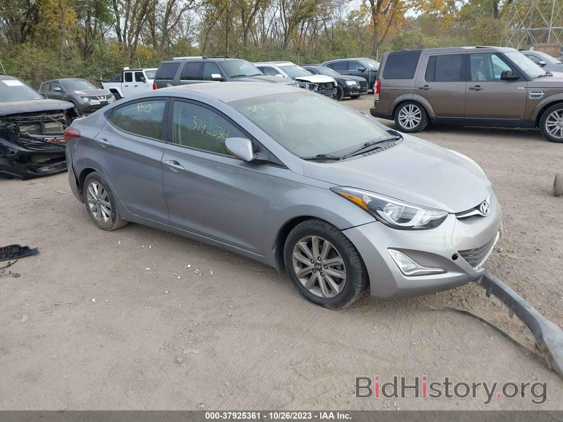 Photo KMHDH4AE3FU387524 - HYUNDAI ELANTRA 2015