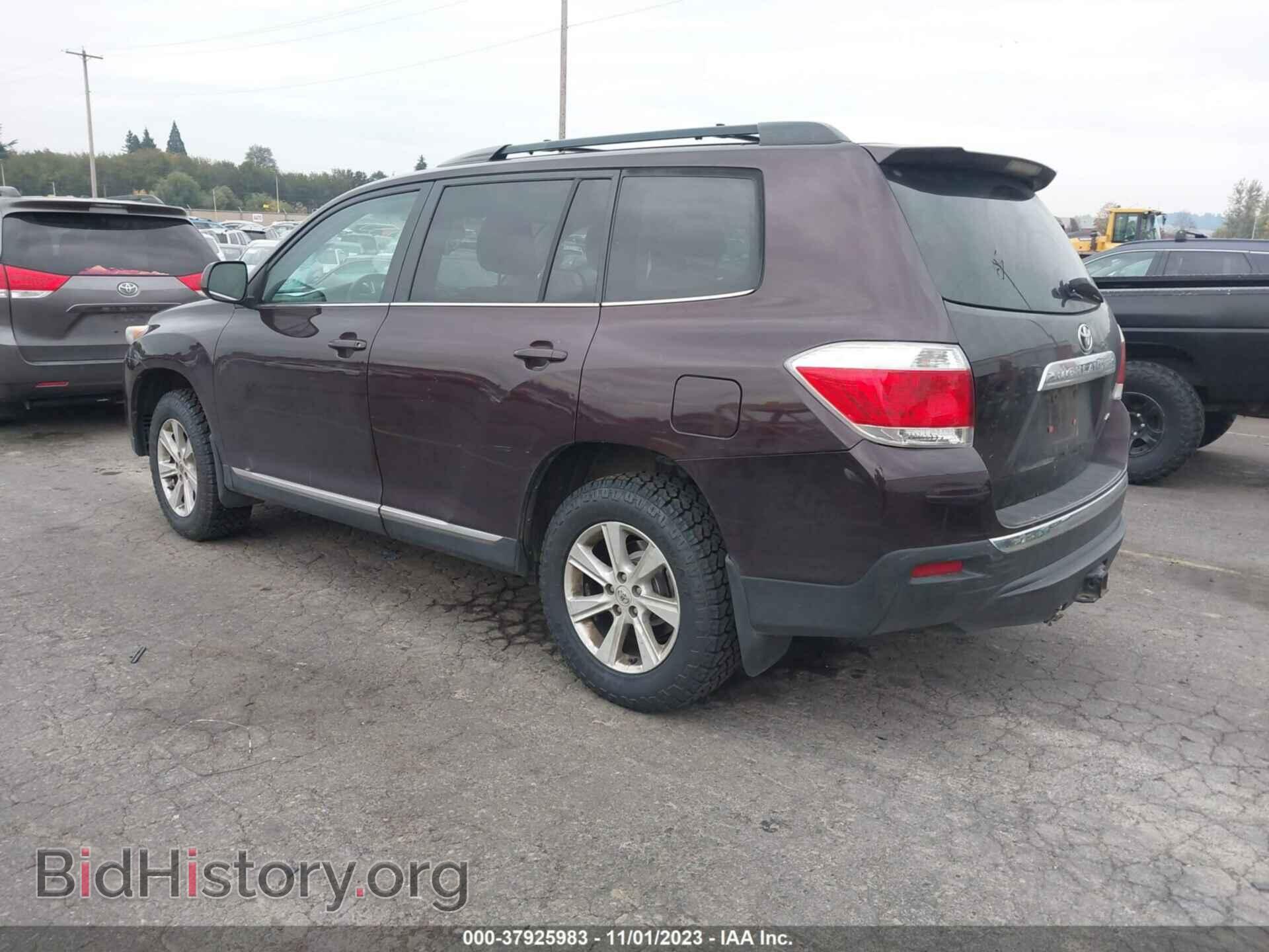 2011 TOYOTA HIGHLANDER - VIN: 5TDBK3EH2BS065502 - Фото 3