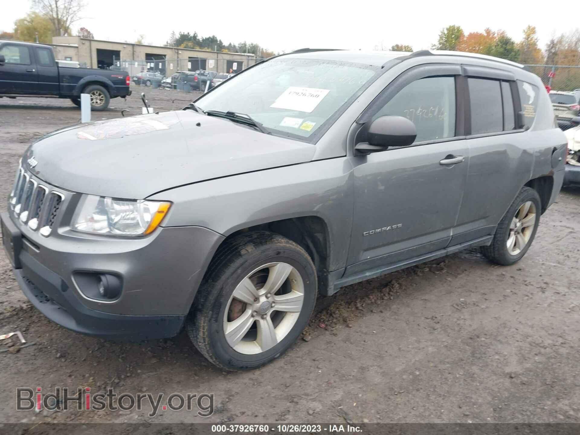 2012 JEEP COMPASS - VIN: 1C4NJDEB4CD564140 - Фото 2