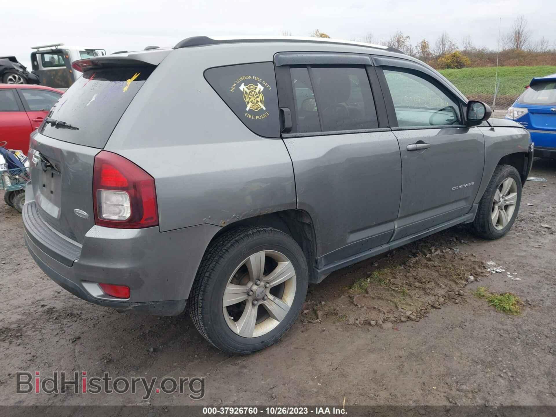 2012 JEEP COMPASS - VIN: 1C4NJDEB4CD564140 - Фото 4